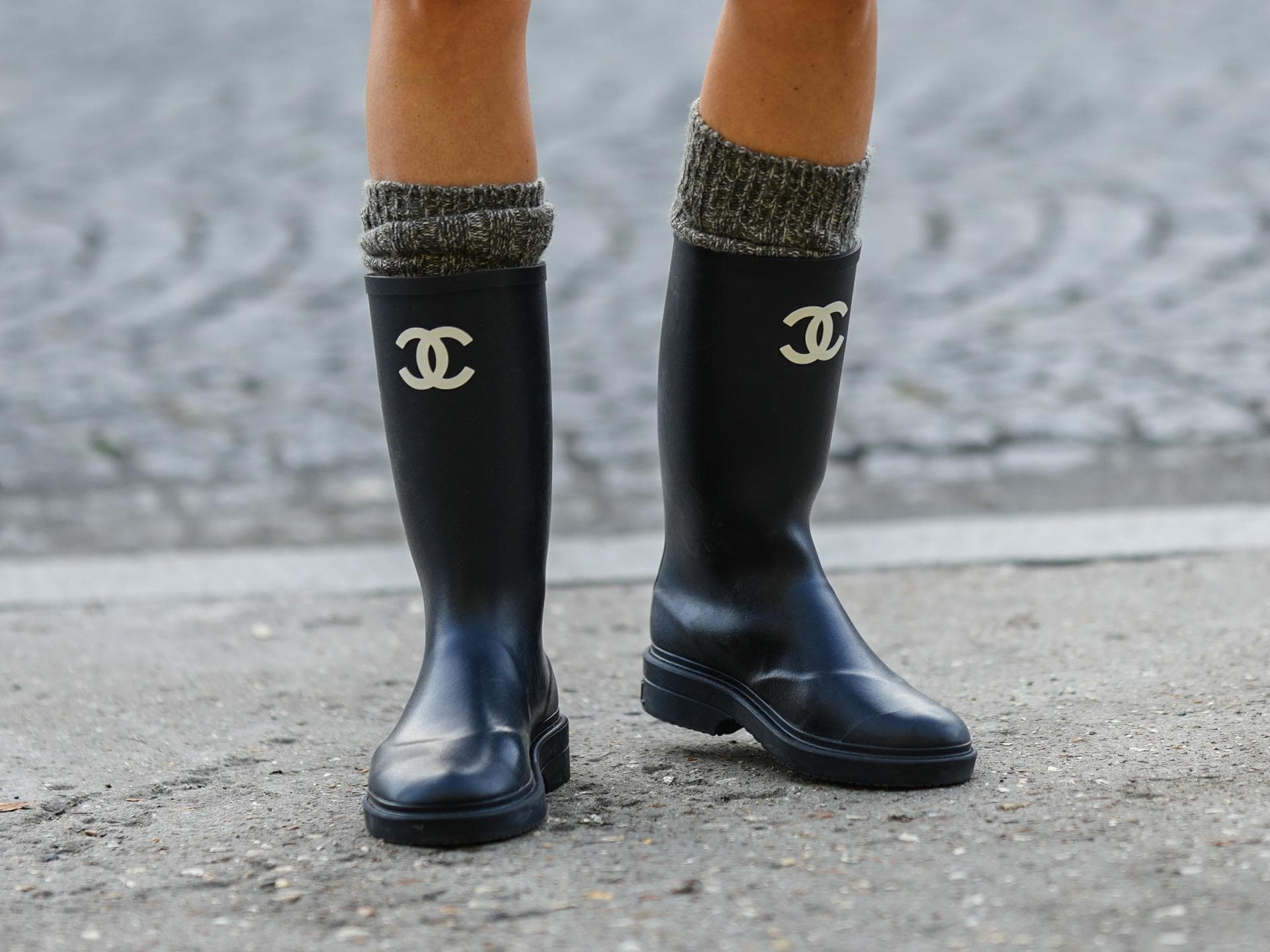 Boots mit Socken