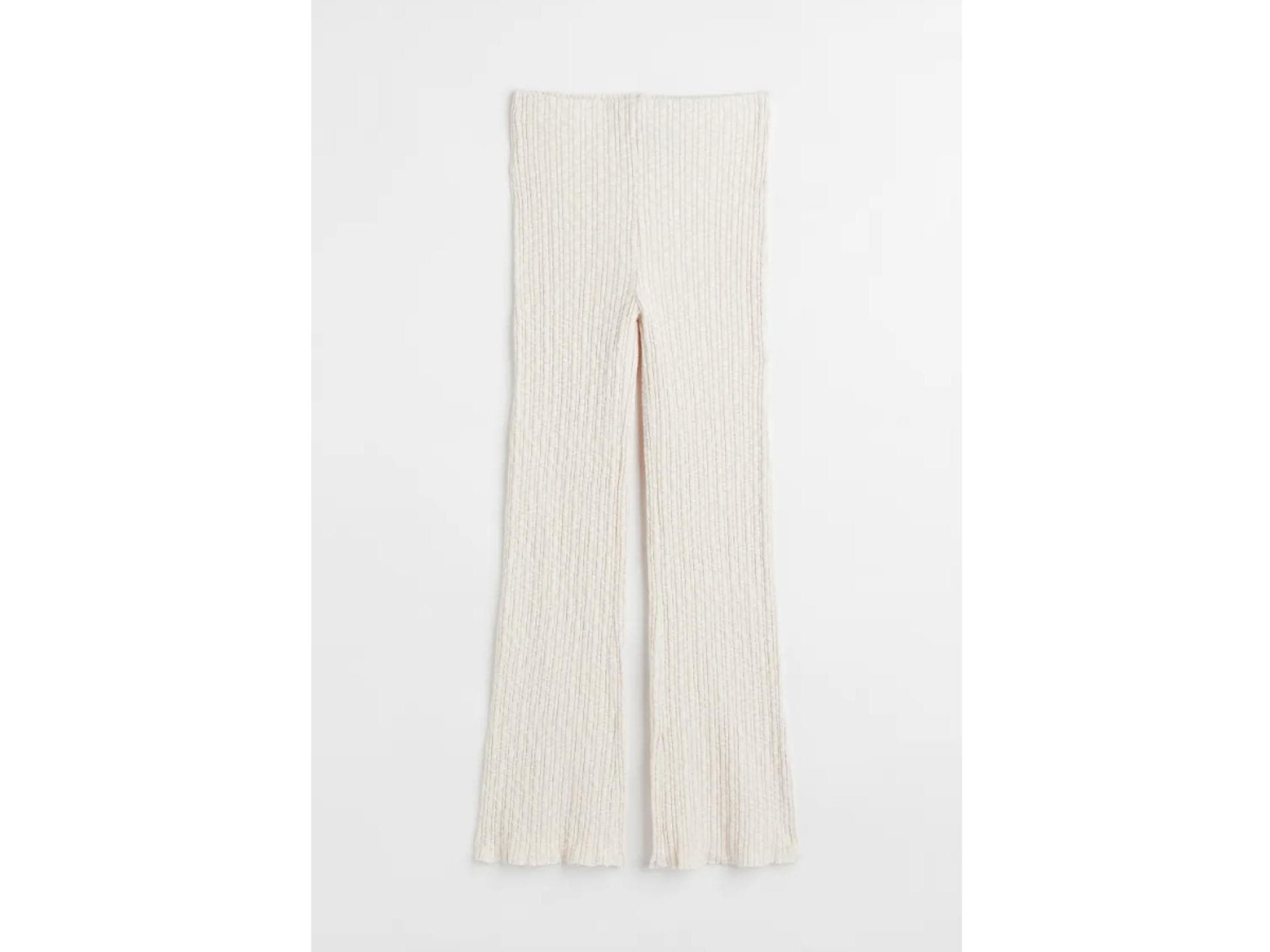 Hose aus weichem Rippenstrick 