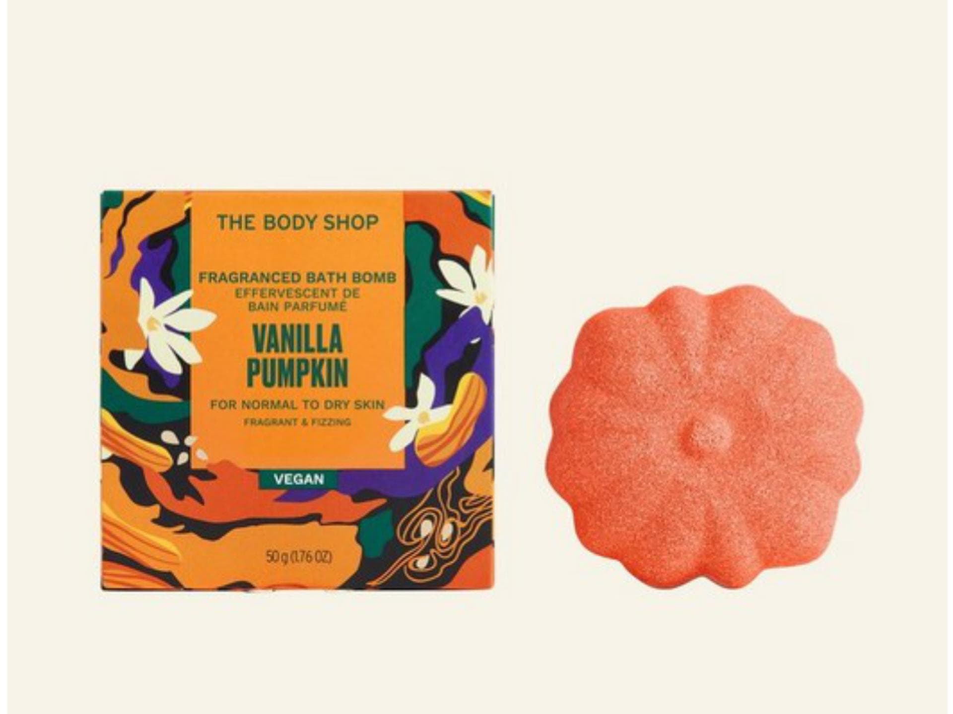 The Body Shop Vanilla Pumpkin Badekugel