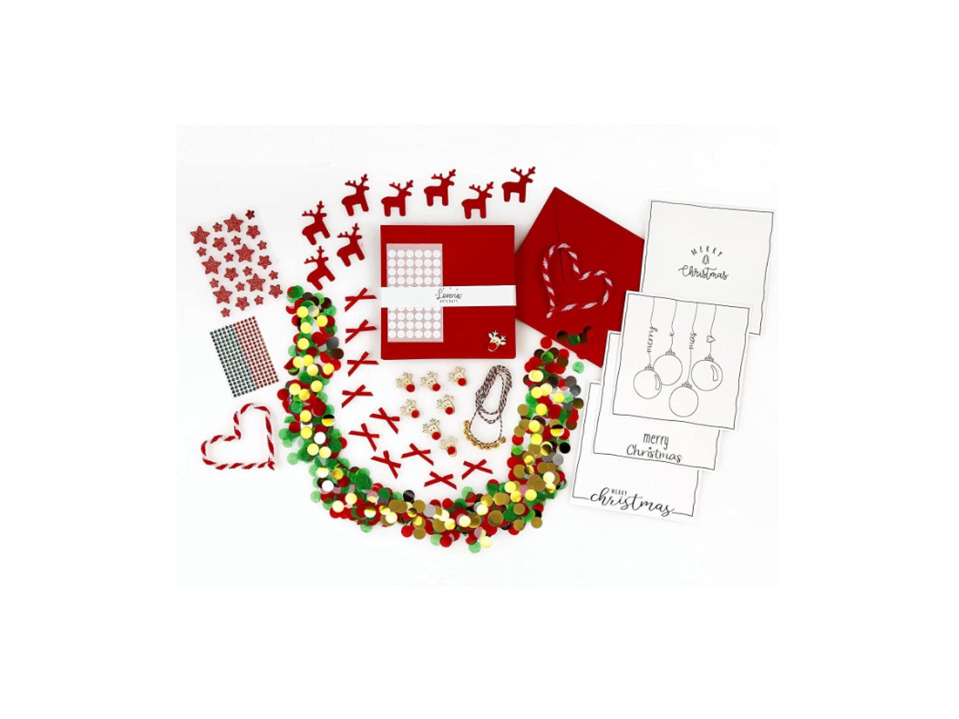 Weihnachtskarten-Bastelset von Loveria