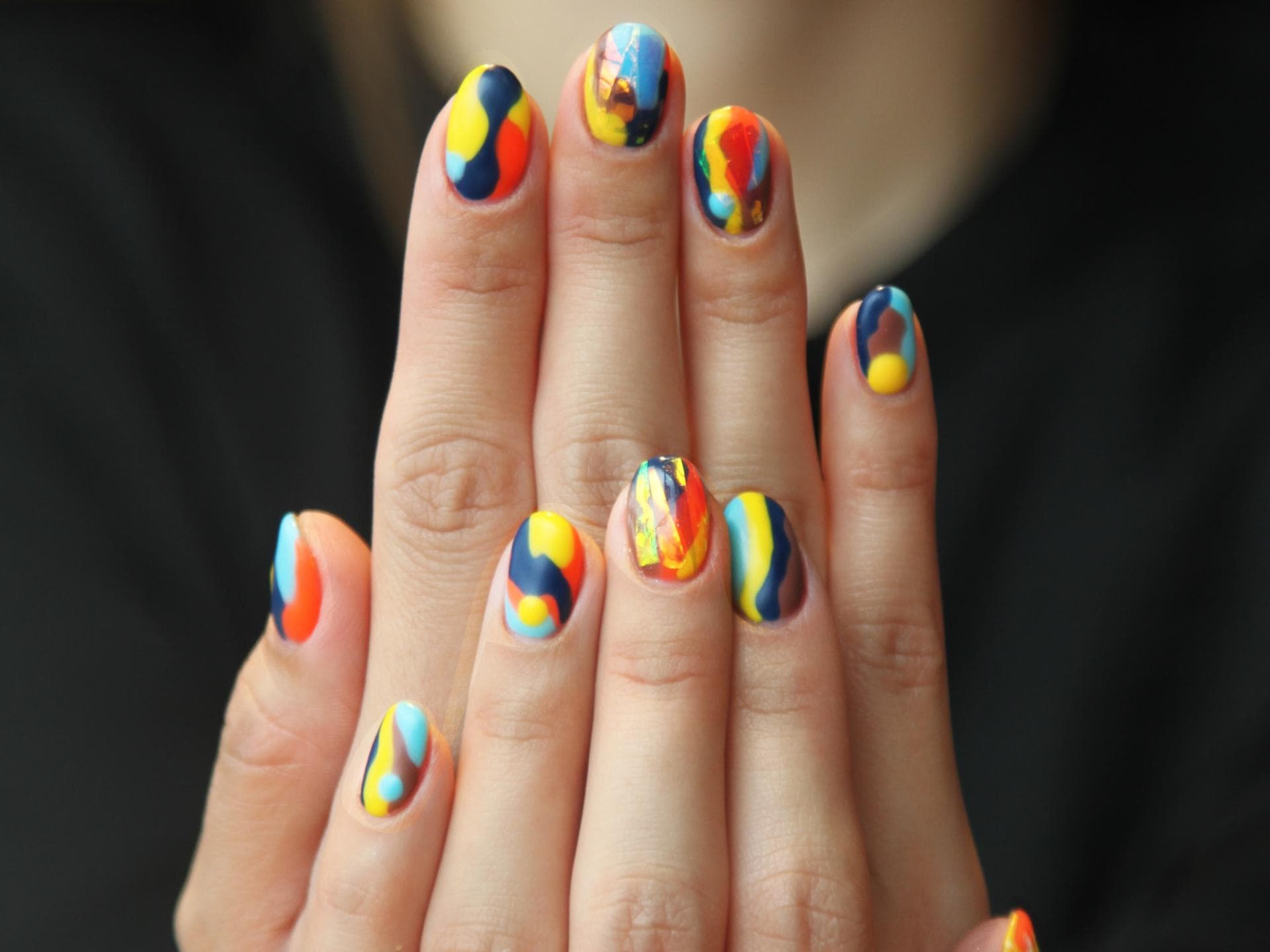 Brushstroke Nails