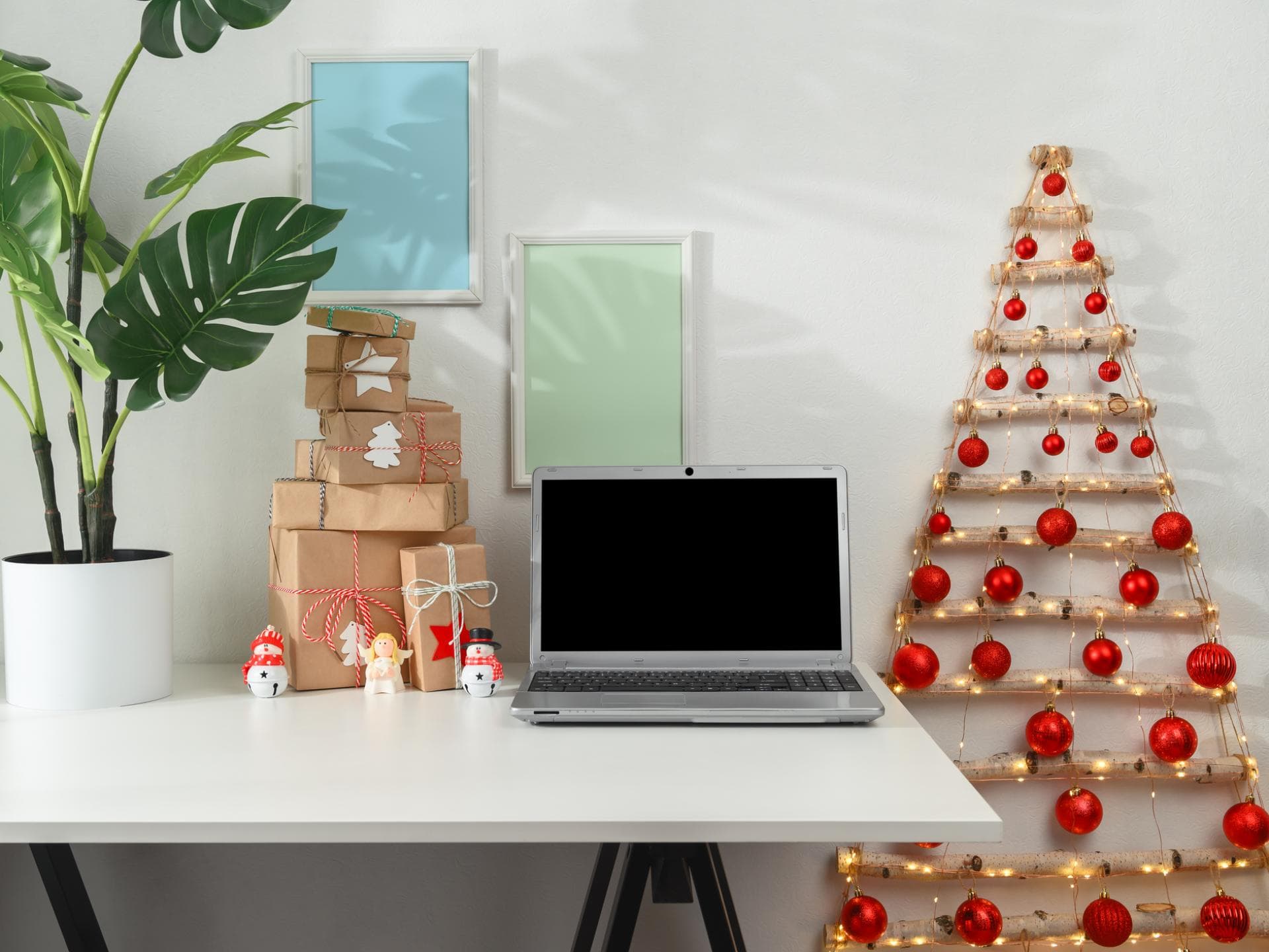 Selbst gemachter Weihnachtsbaum