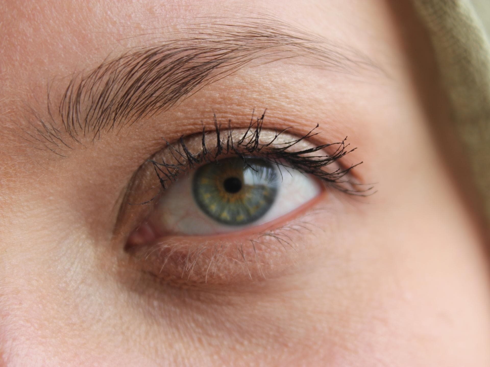 Wimpern einer Frau