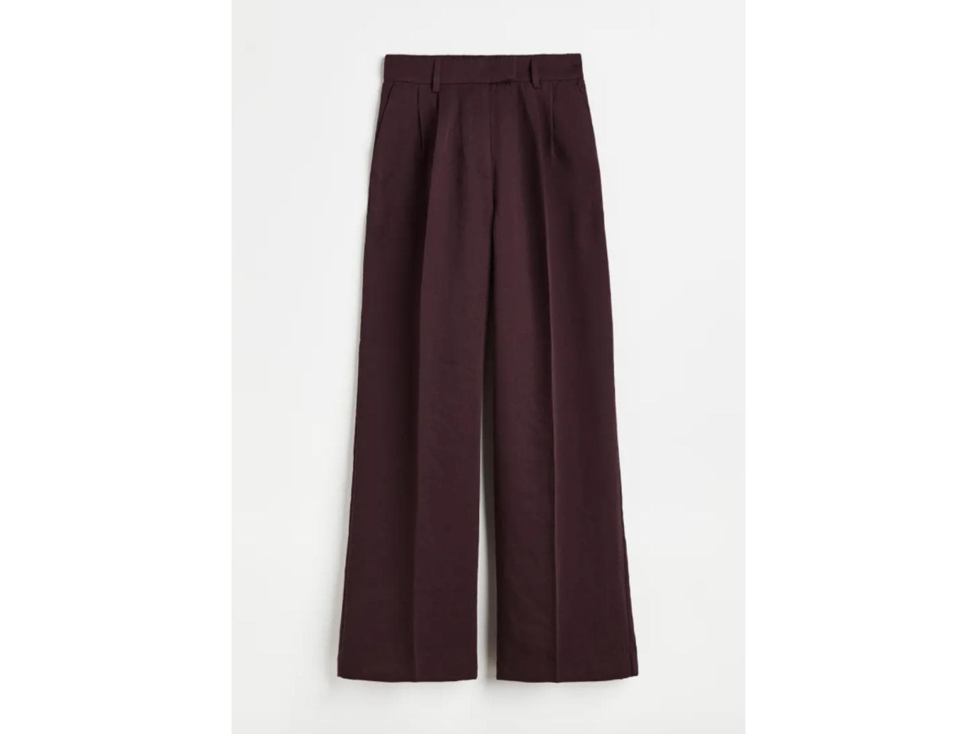 Twillhose aus Viskosemischung mit hoch geschnittenem Bund von H&M