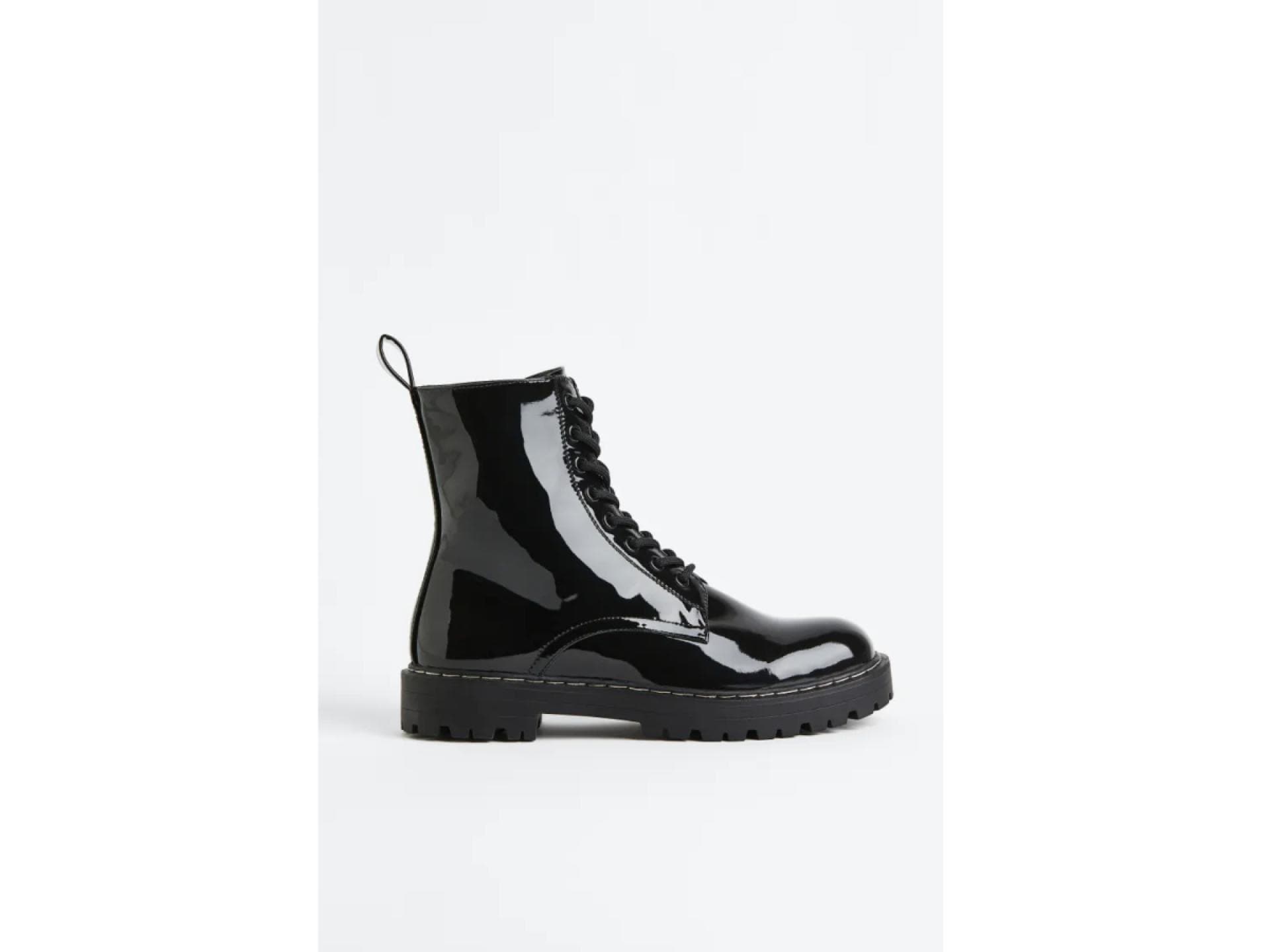 Schnürstiefel mit knöchelhohem Schaft