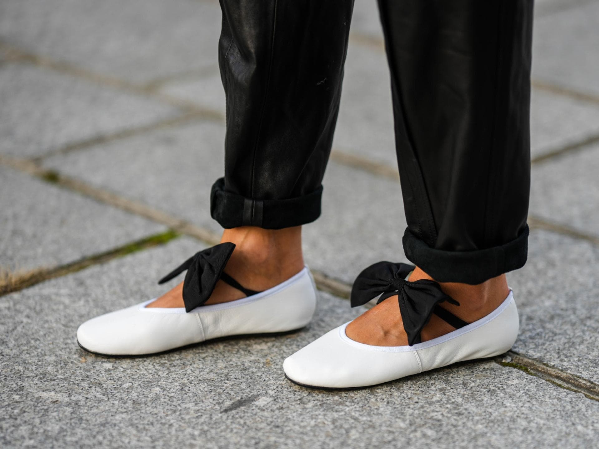 Flache Schuhe an Weihnachten und Silvester