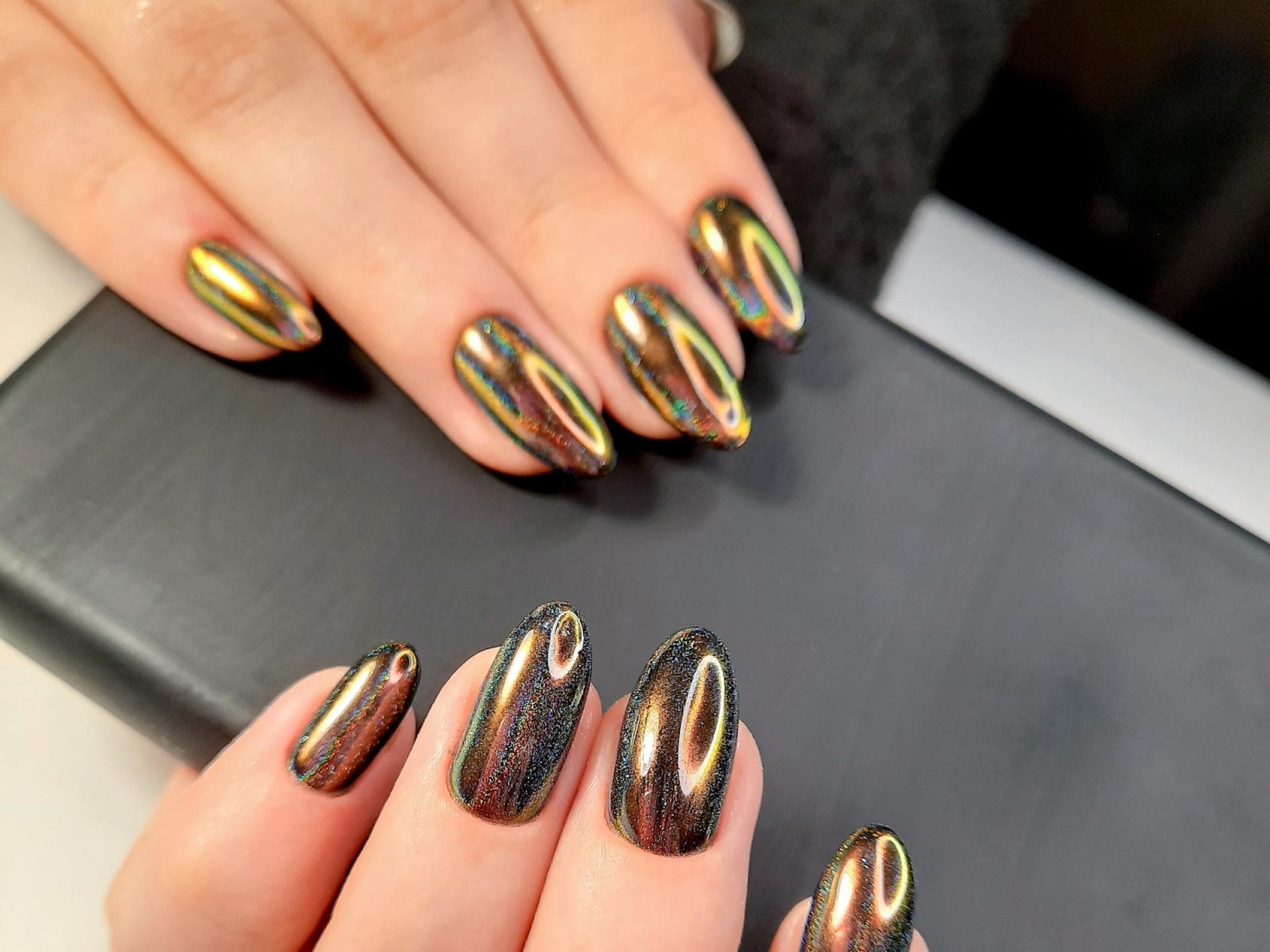 Fingernägel Chrome Nails