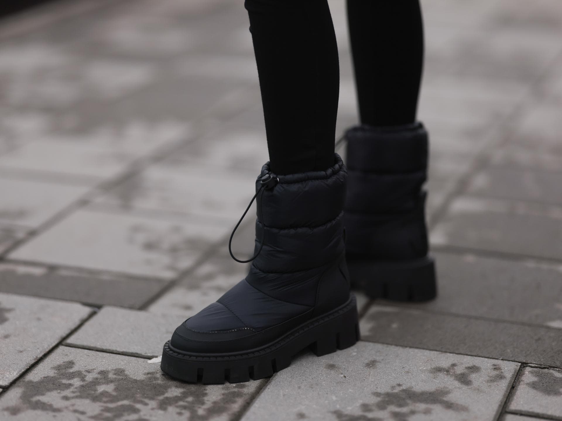 Schwarze Stiefel