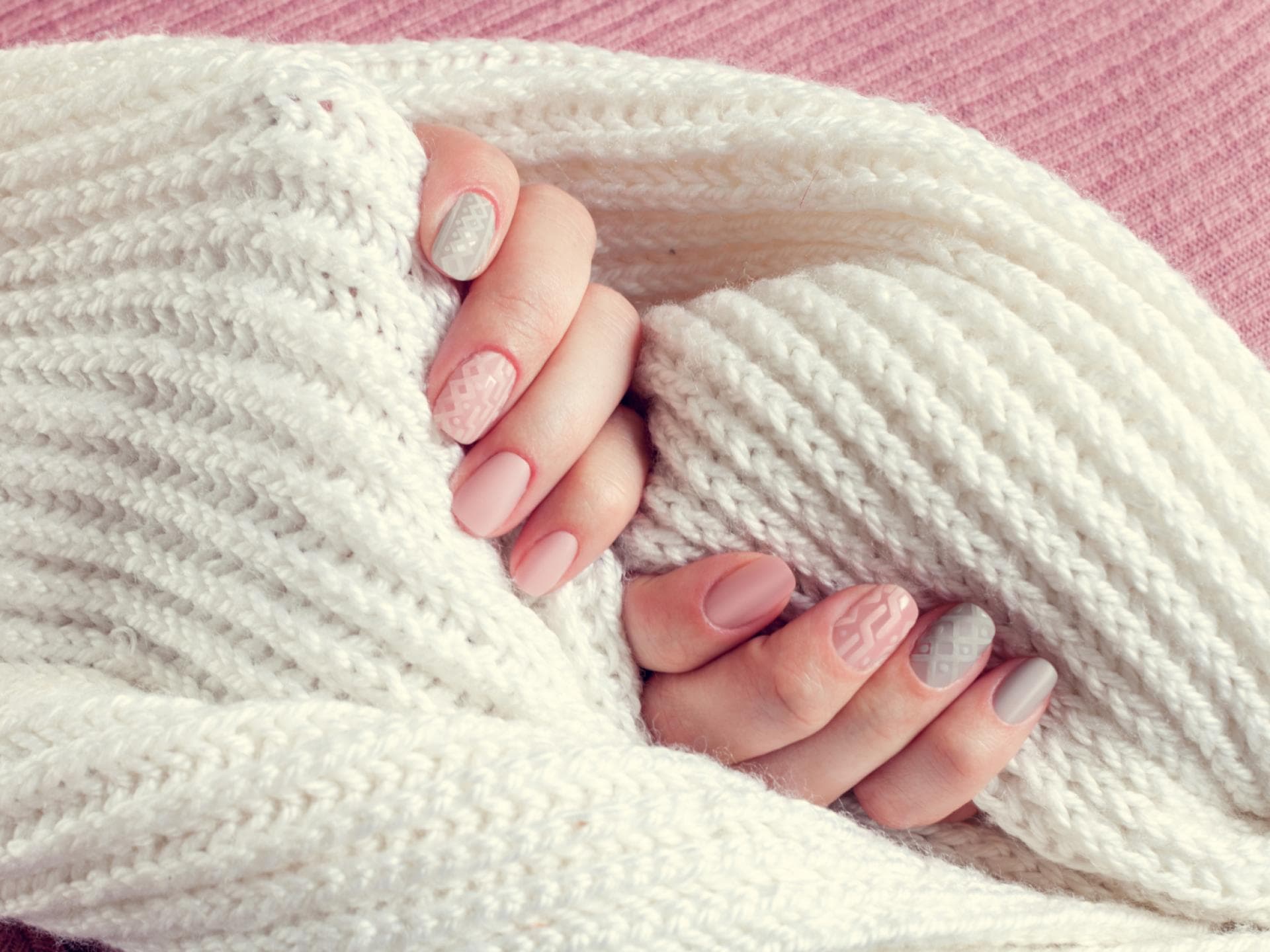 Nagel-Trend "Sweater Nails"