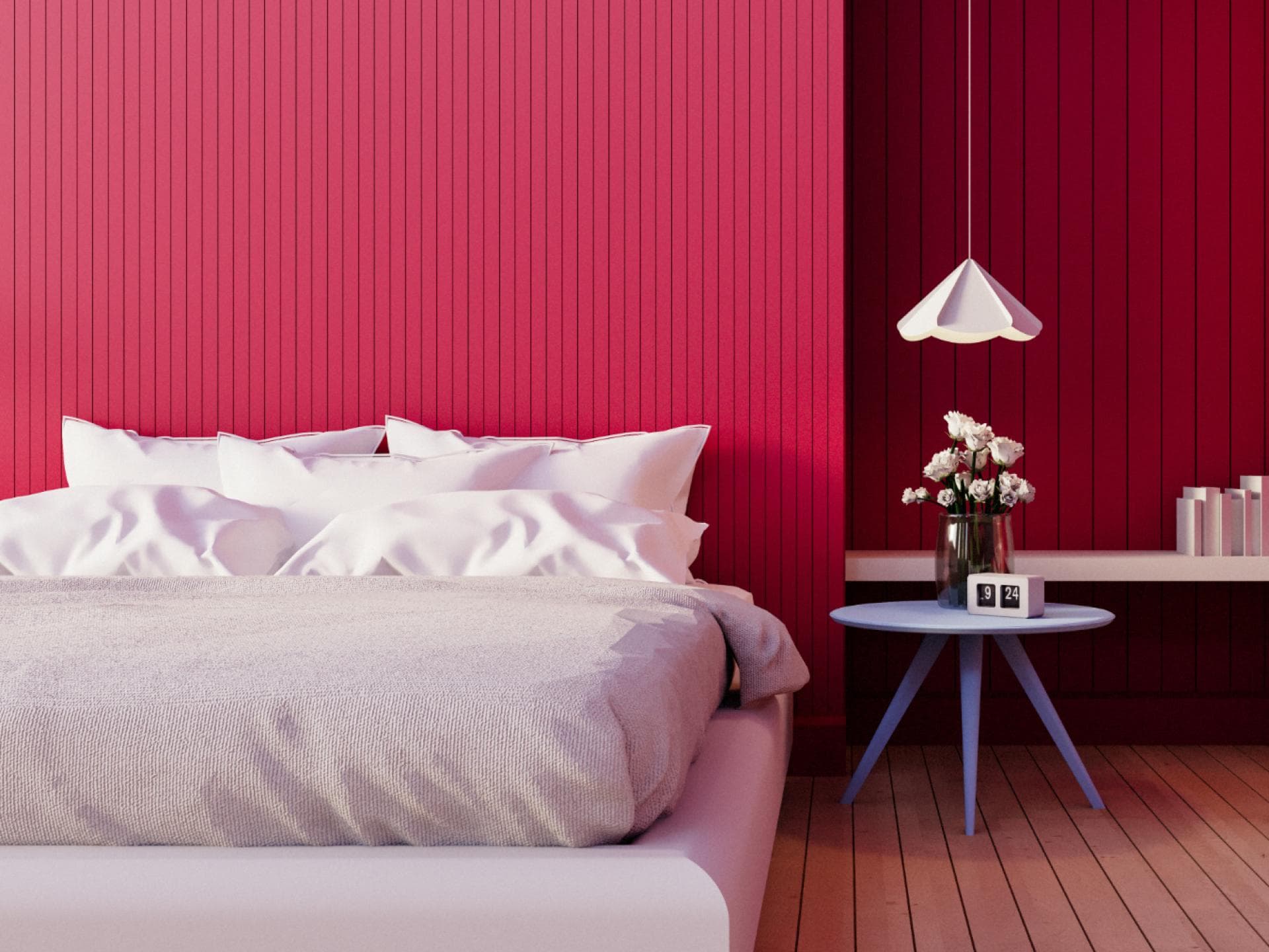 Viva Magenta Wandfarbe