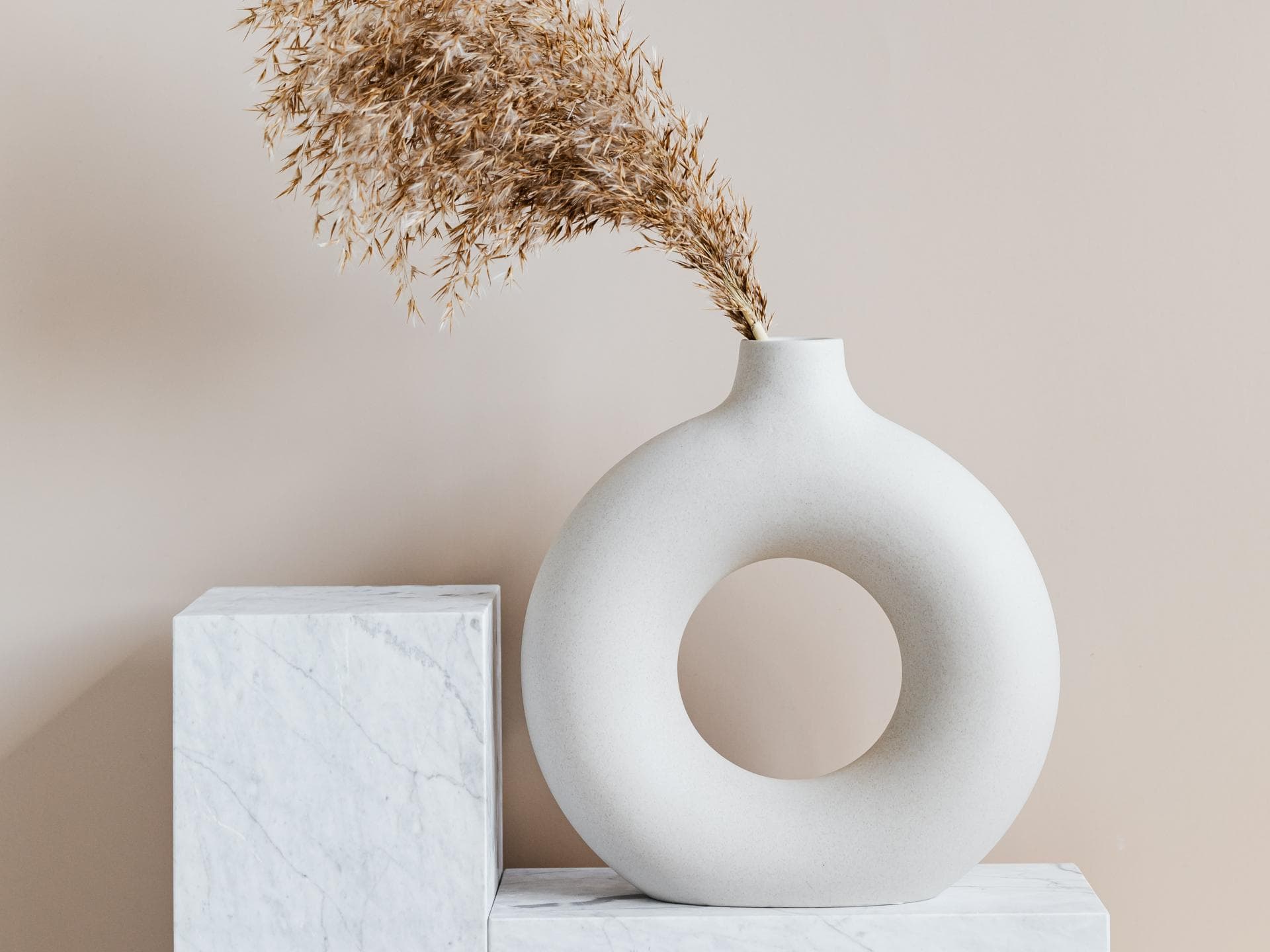Vase weiß