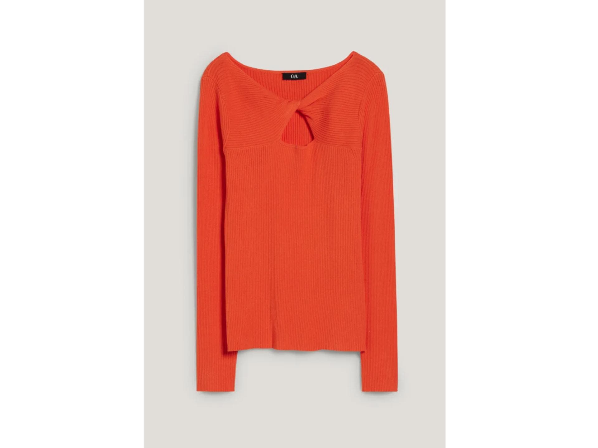 Cut-Out-Pullover mit Knotendetail von C&A