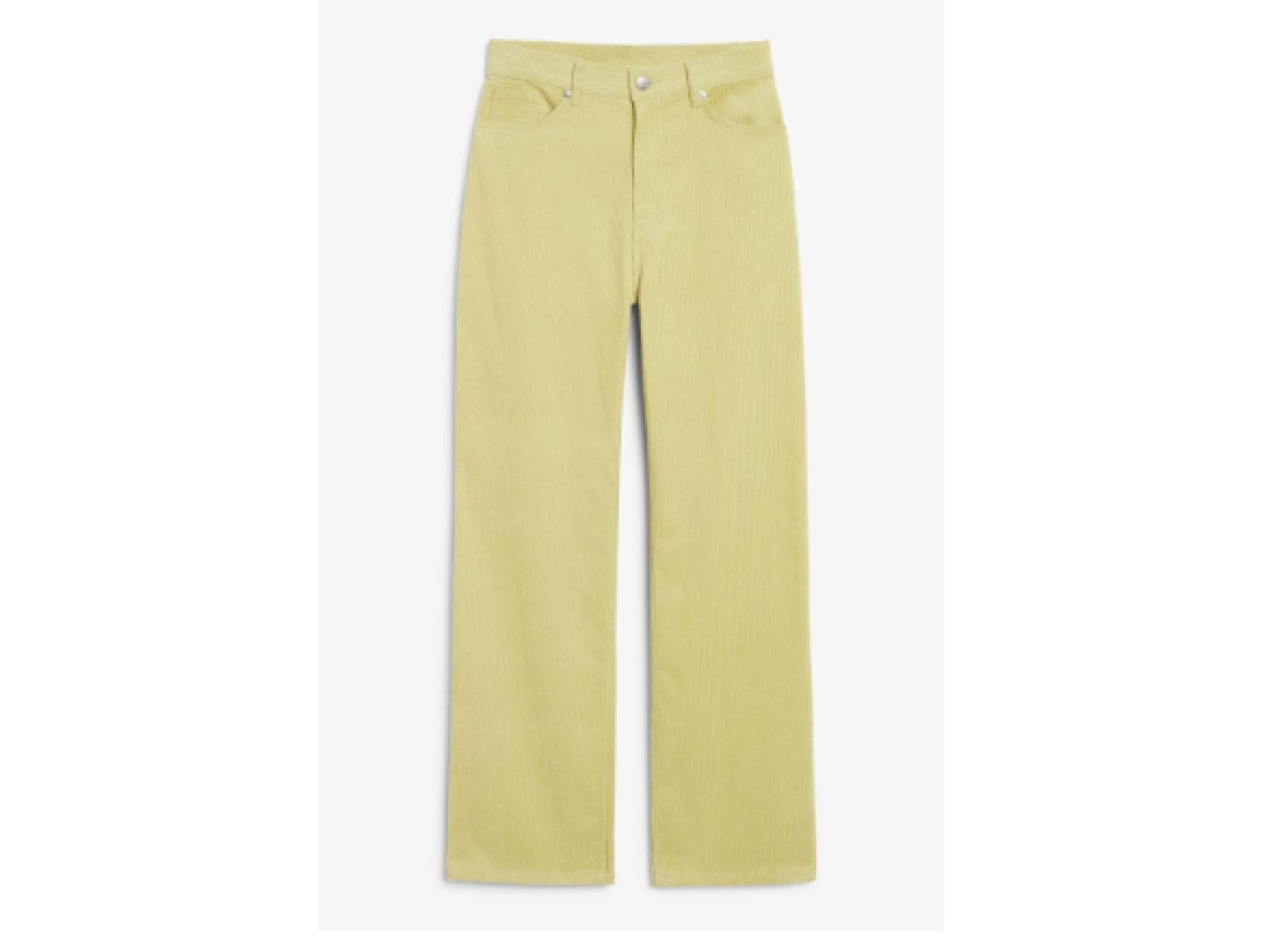 Cordhose Grün