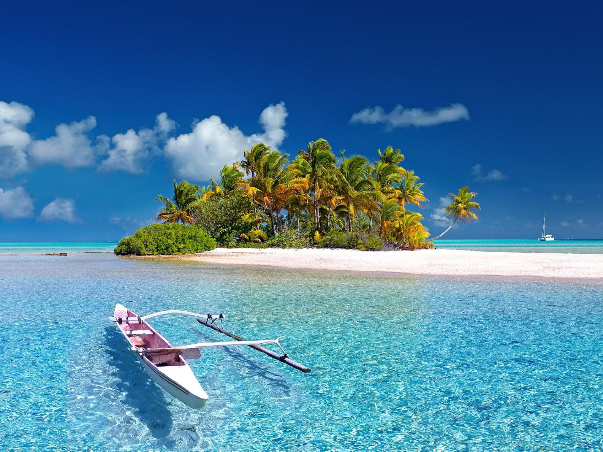 Trauminsel und Meer