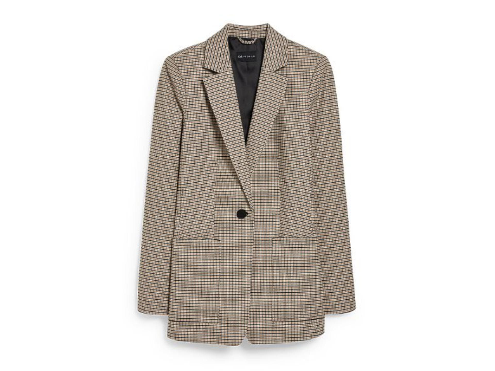 Blazer mit Schulterpolstern