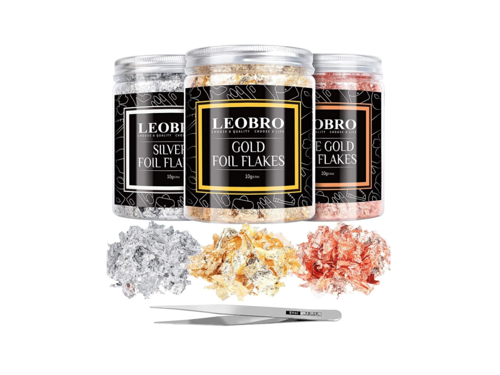 Goldfolie Flocken
