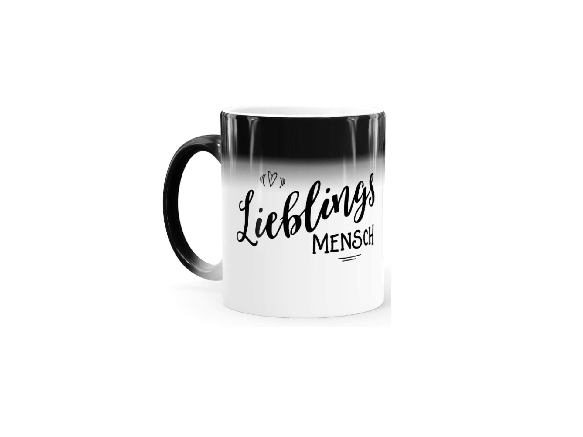 Farbwechsel-Tasse "Lieblingsmensch"