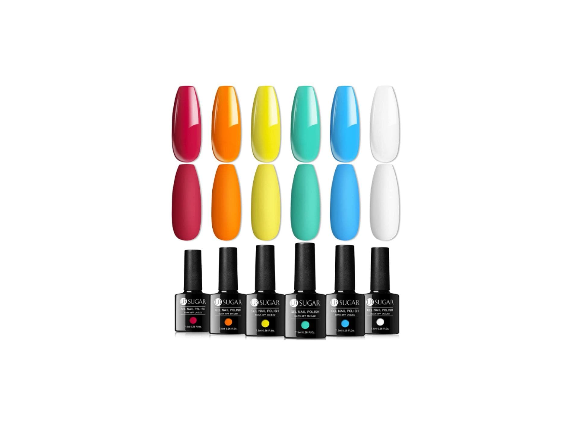 6er-Set UV-Nagellack von UR SUGAR