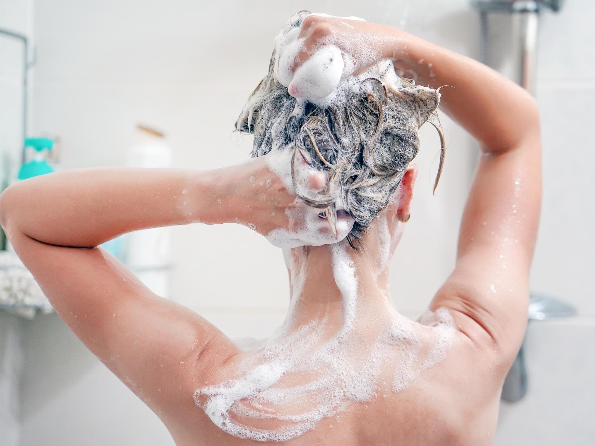 Haare waschen