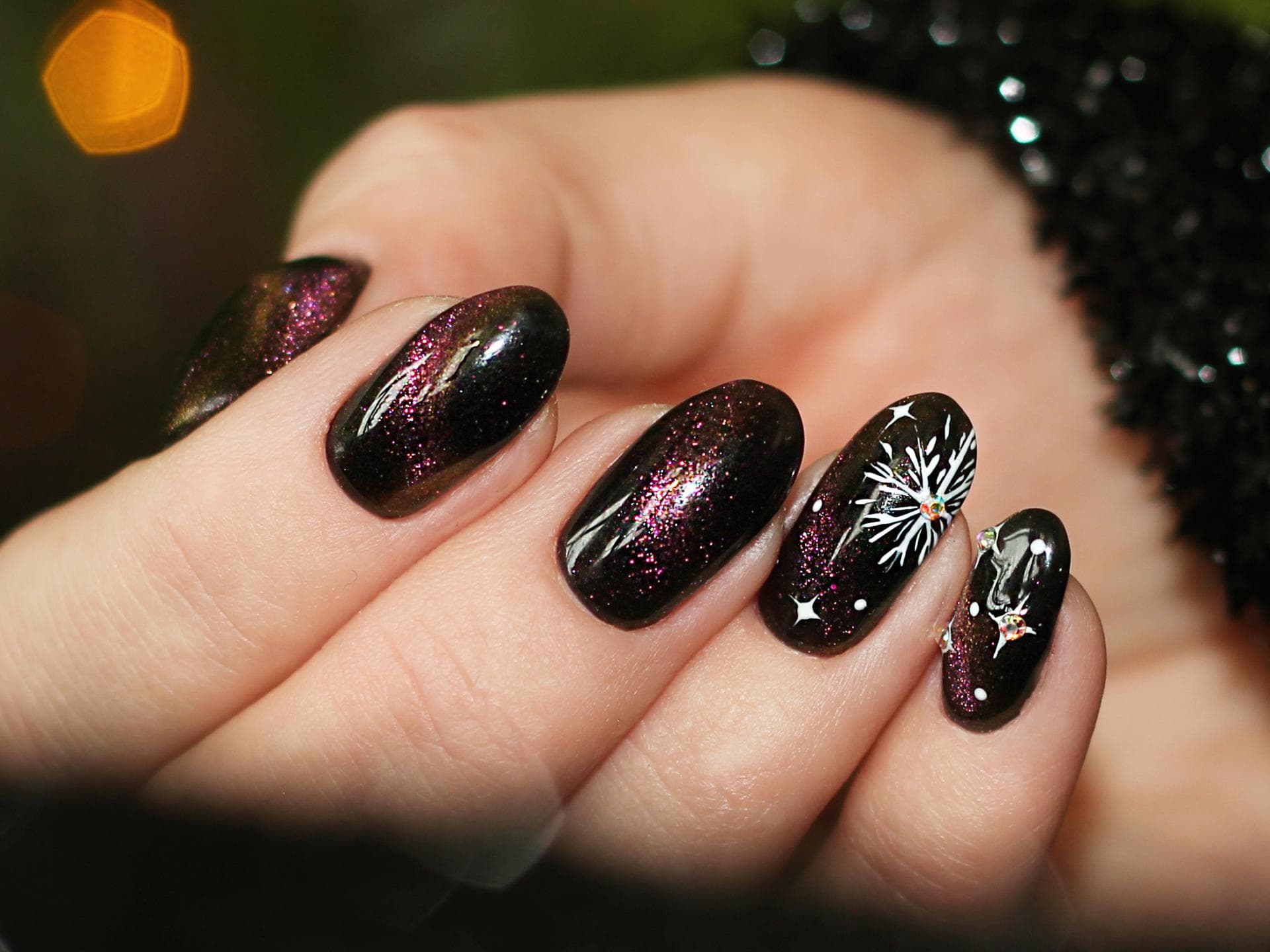Abstract Galaxy Nails
