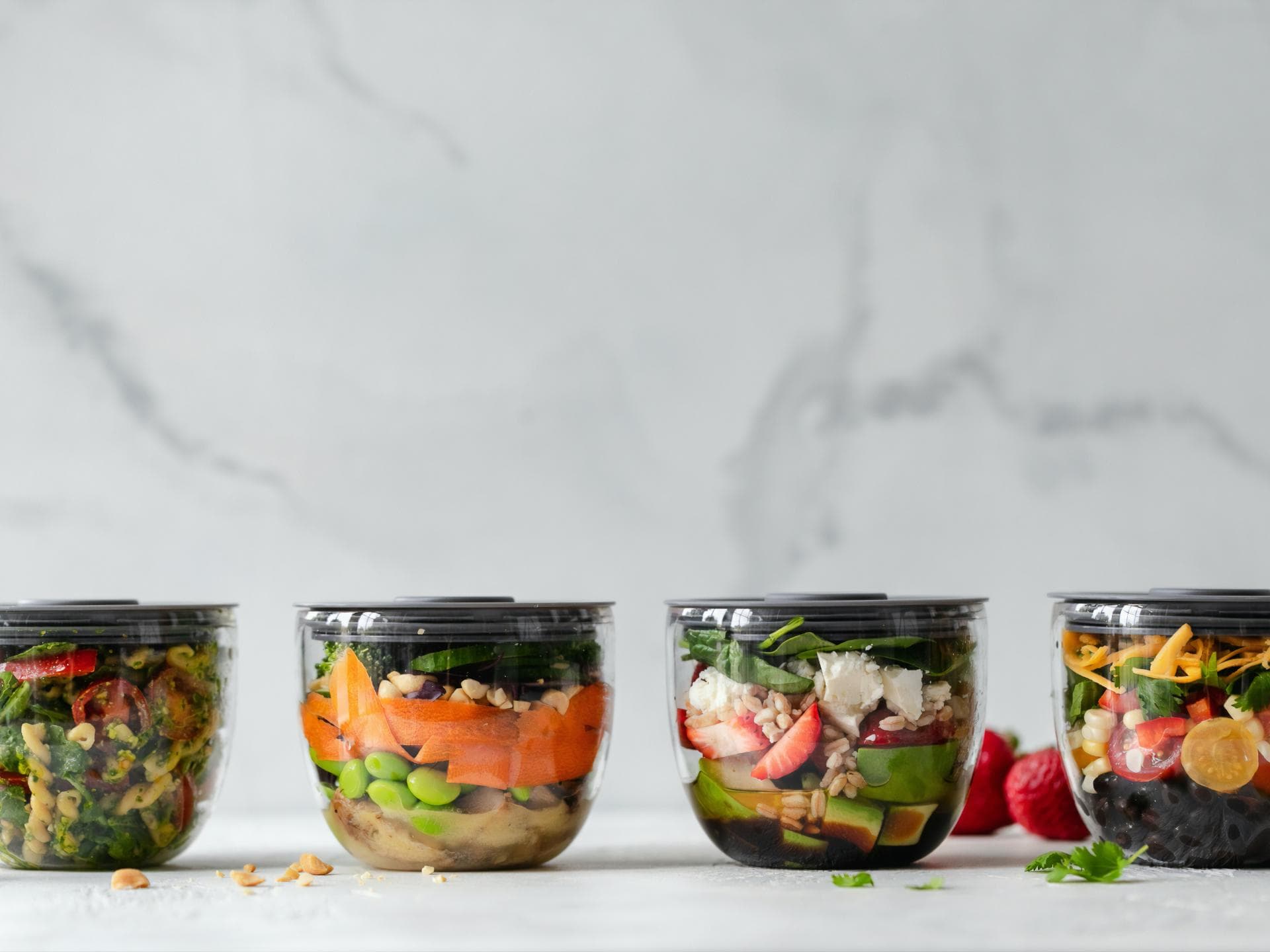 Meal Prep in Gläsern