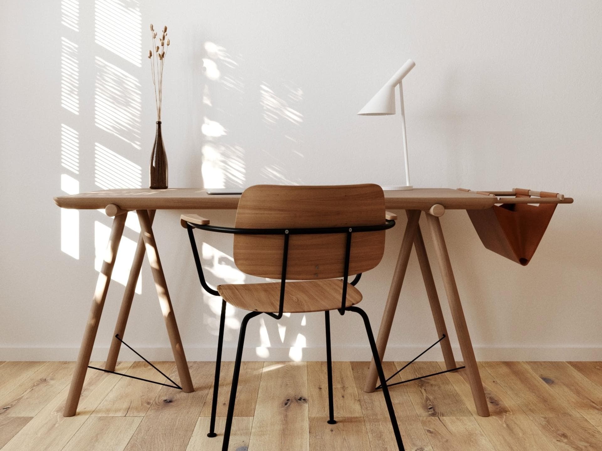 Minimalismus Minimalistischer Schreibtisch