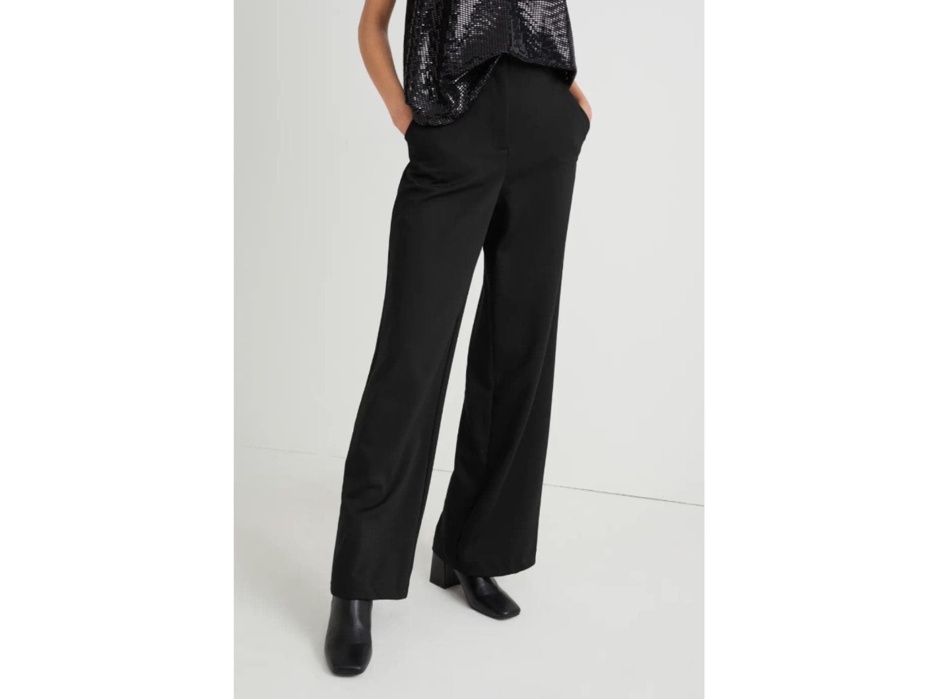 Stoffhose aus weichem, kompaktem Webmaterial