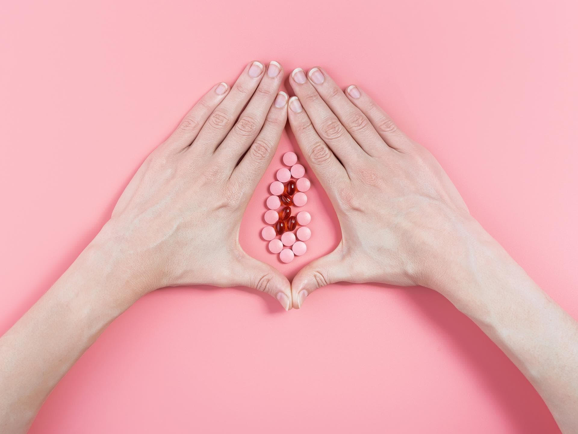 Vulva aus Perlen