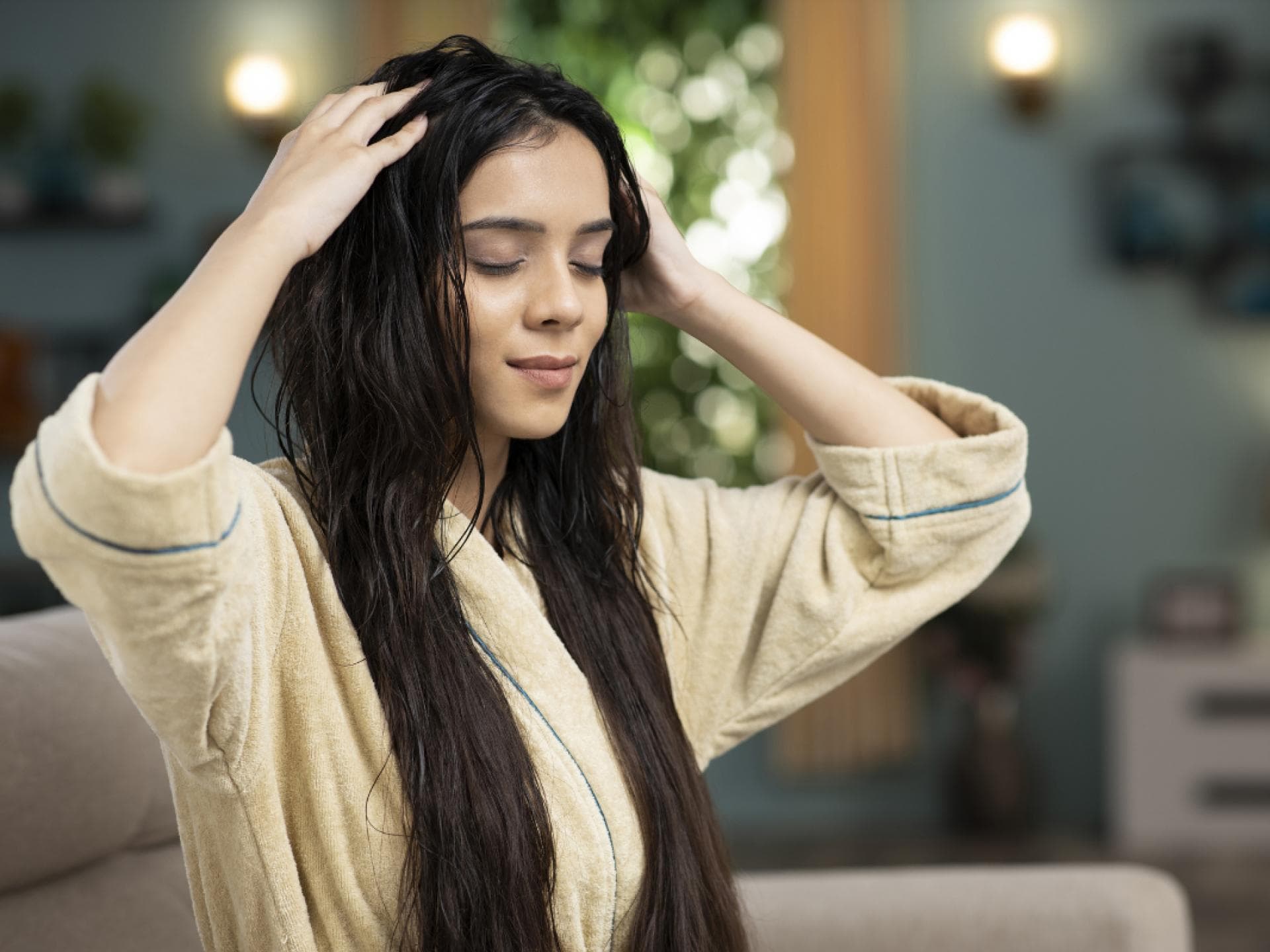 Haare pflegen