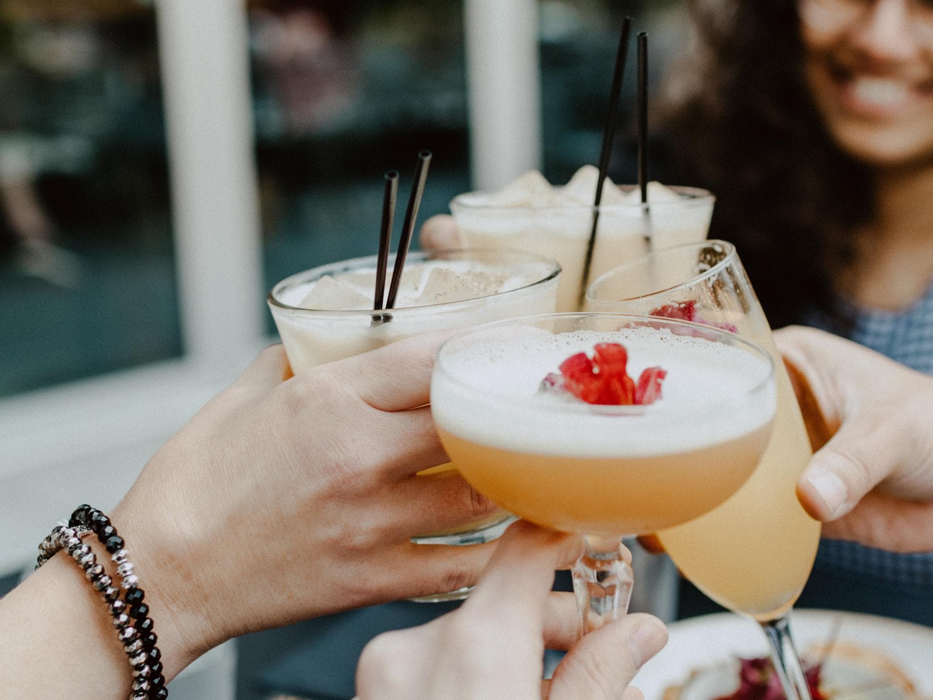 Gelbe Cocktails