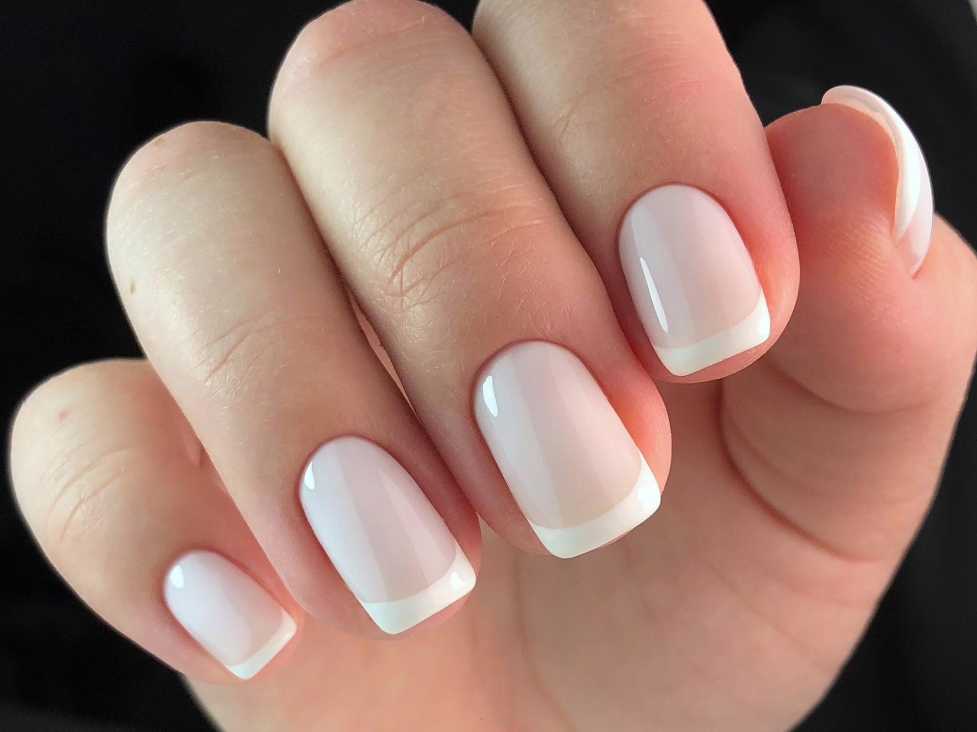 Glazed Vanilla French Nails