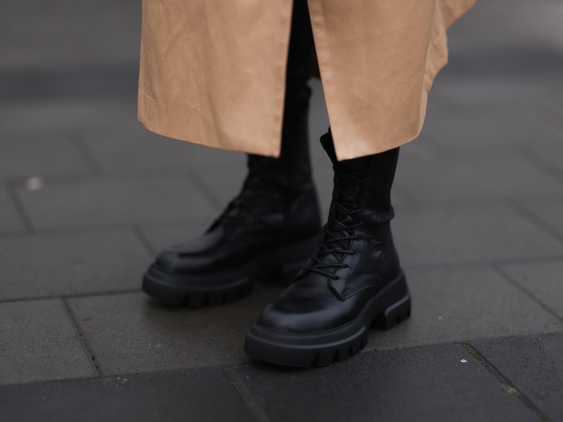 Schwarze Boots