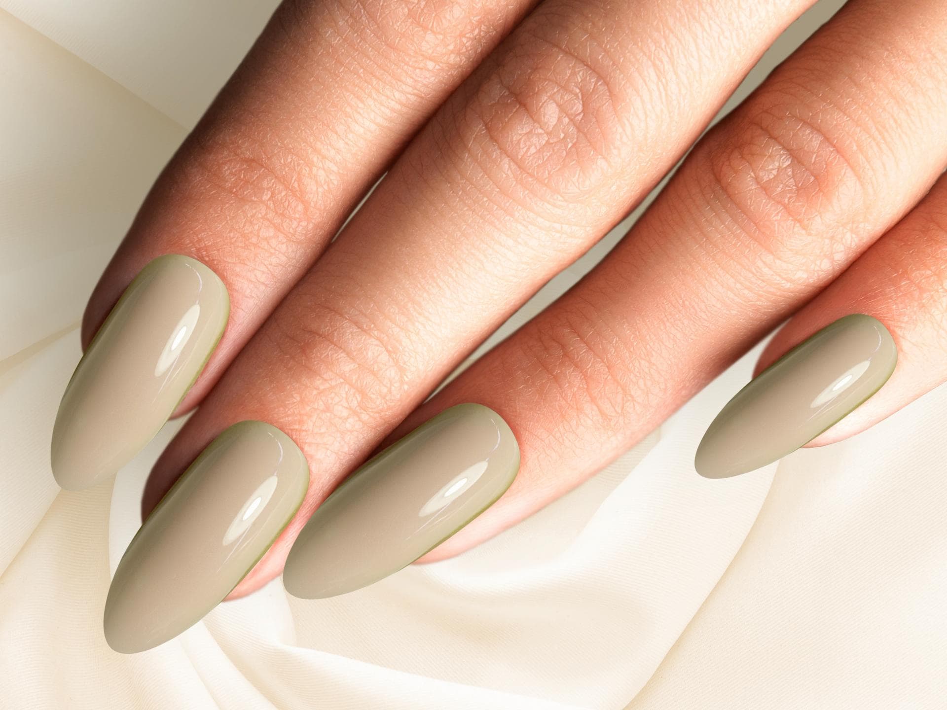 Iced Matcha Nails Iced Matcha Nails