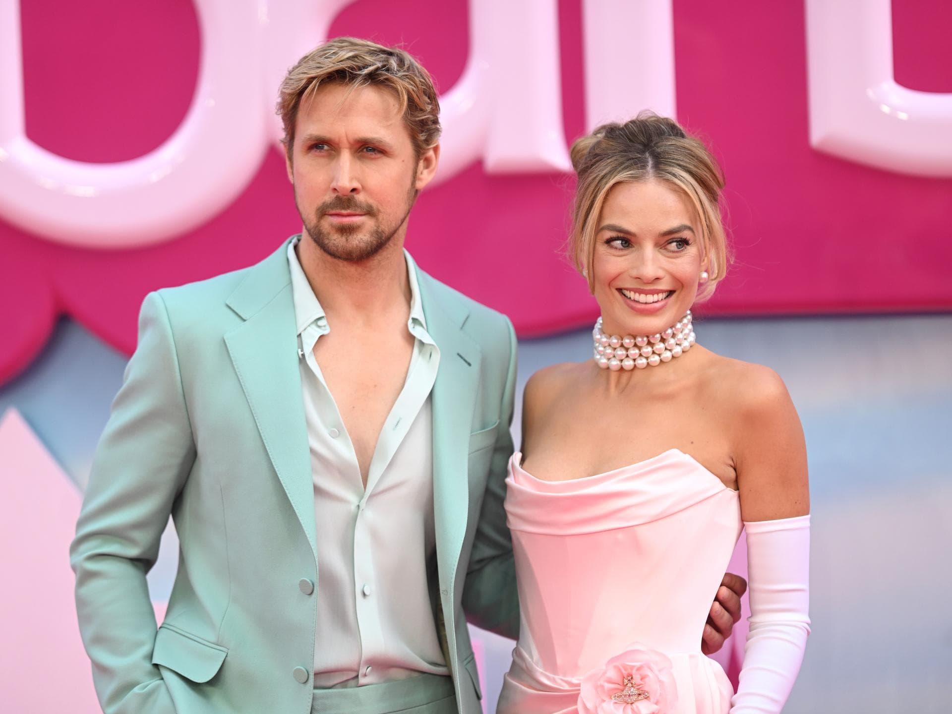 Margot Robbie und Ryan Gosling Barbie-Premiere