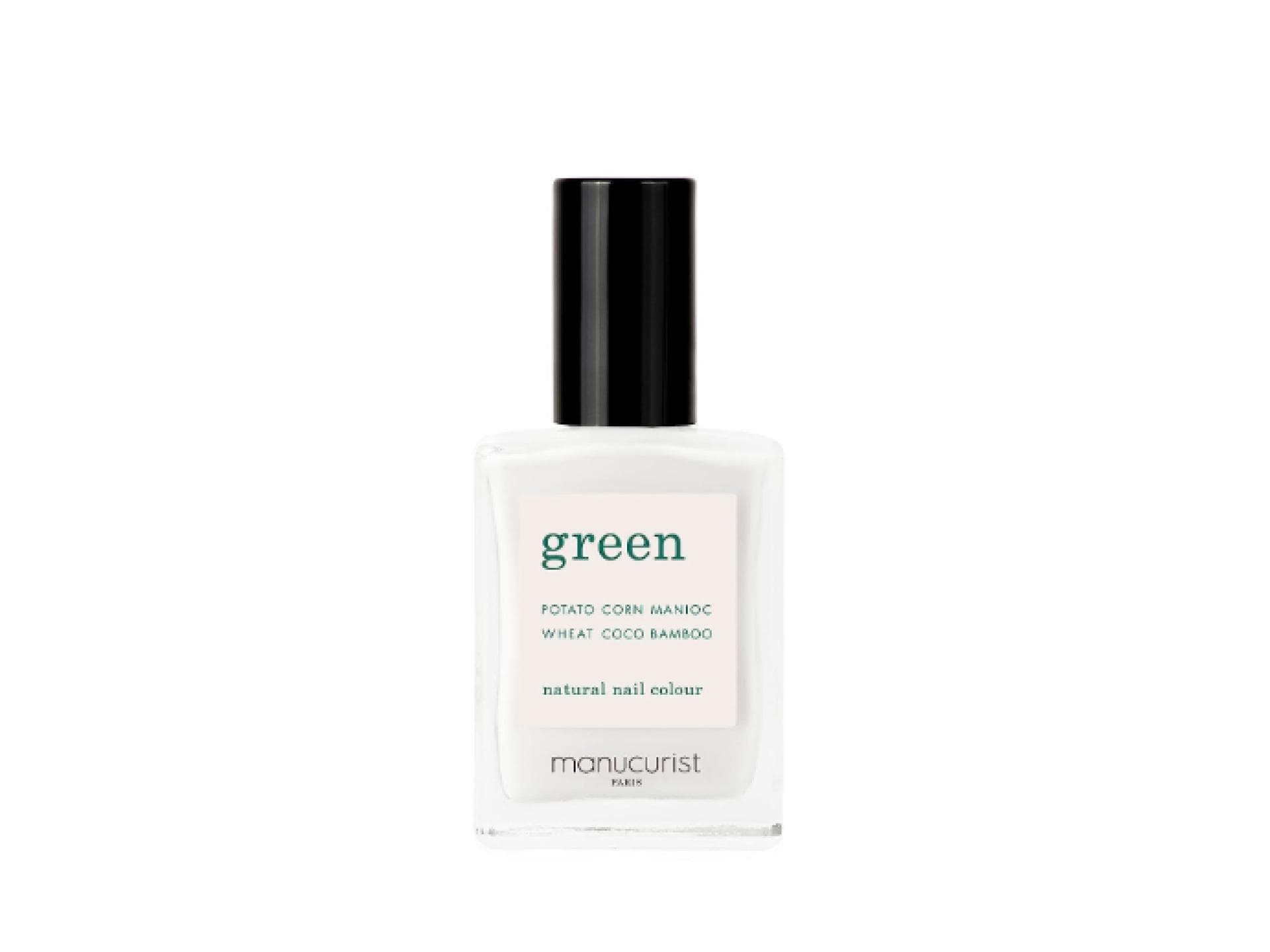 Green Nagellack weiß