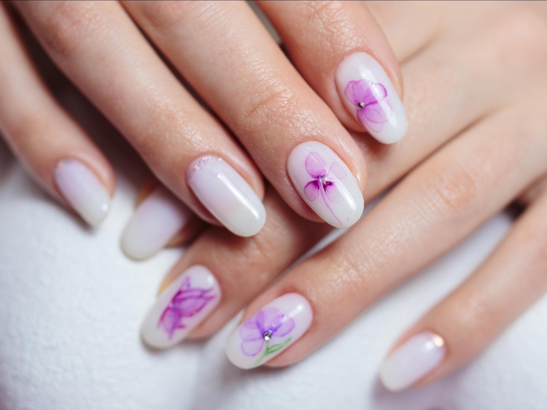 Florale Nägel
