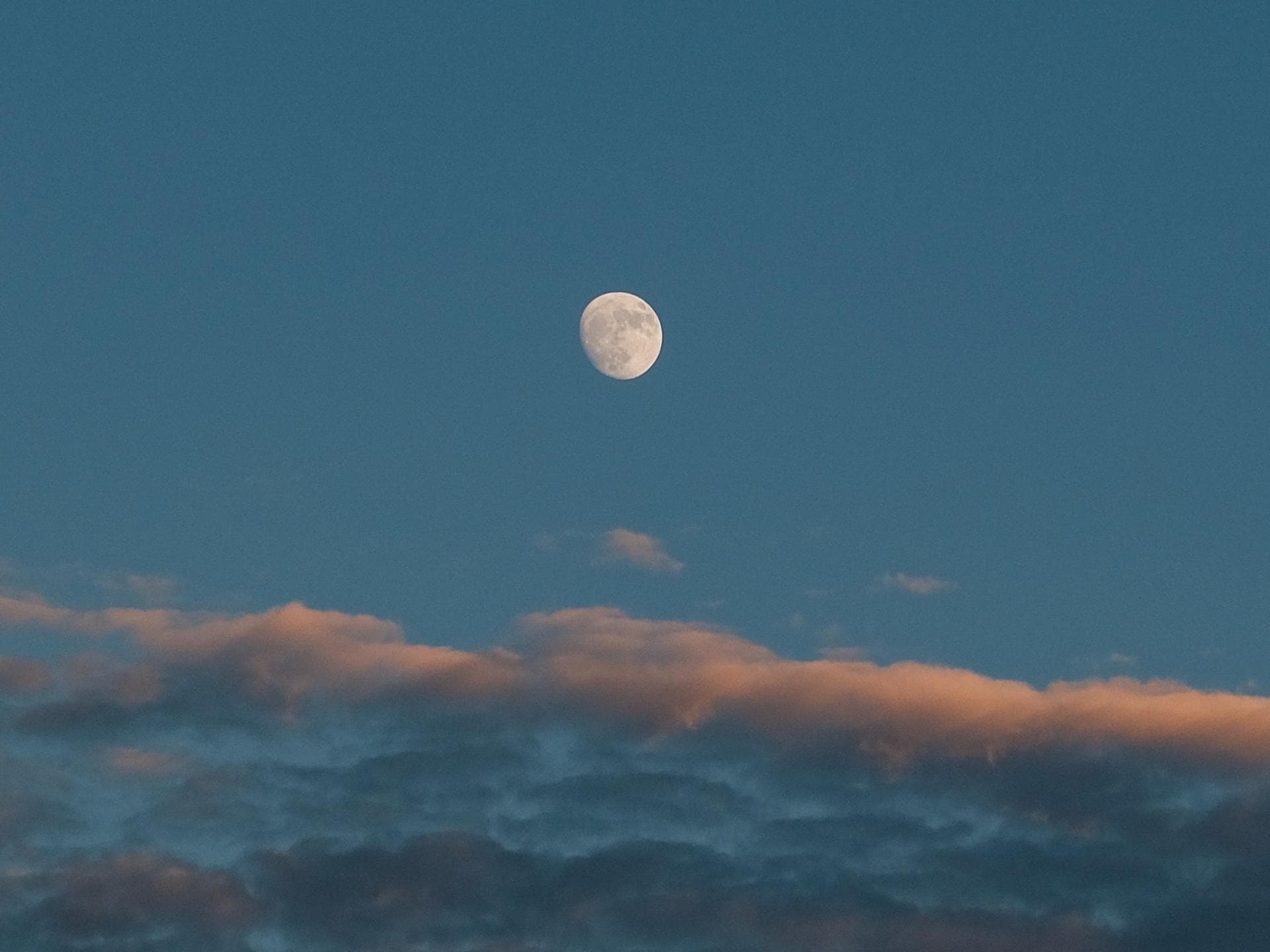 Mond am Himmel