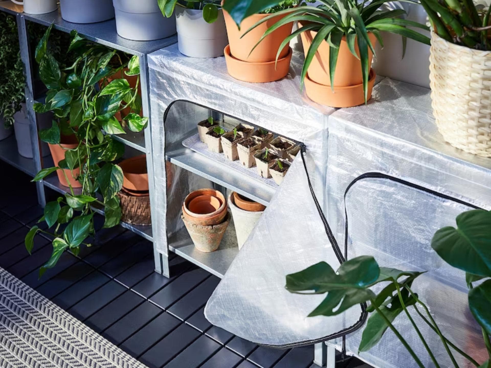 Ikea HYLLIS Regal mit Überzug