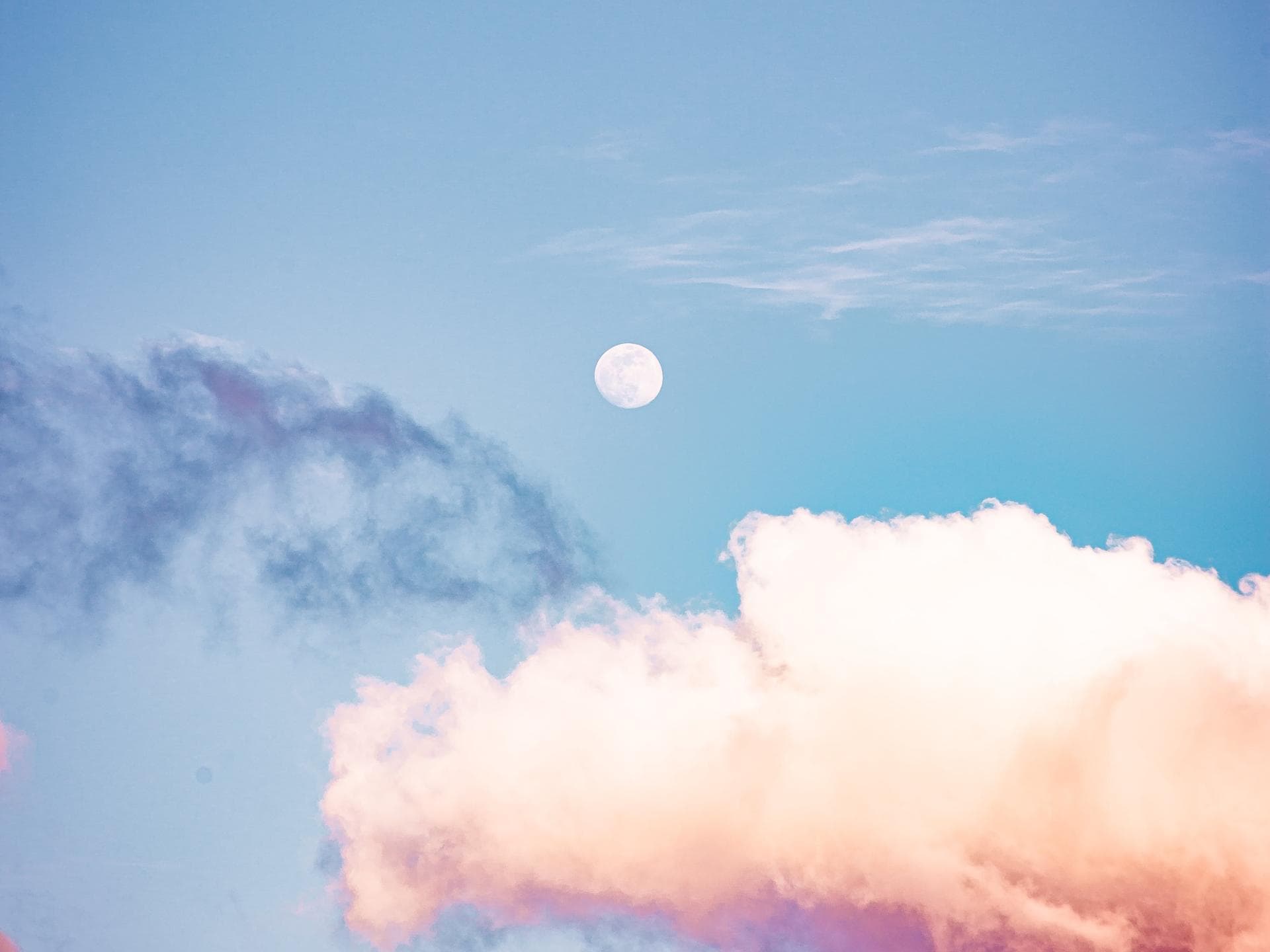 Mond in den Wolken Mond in den Wolken