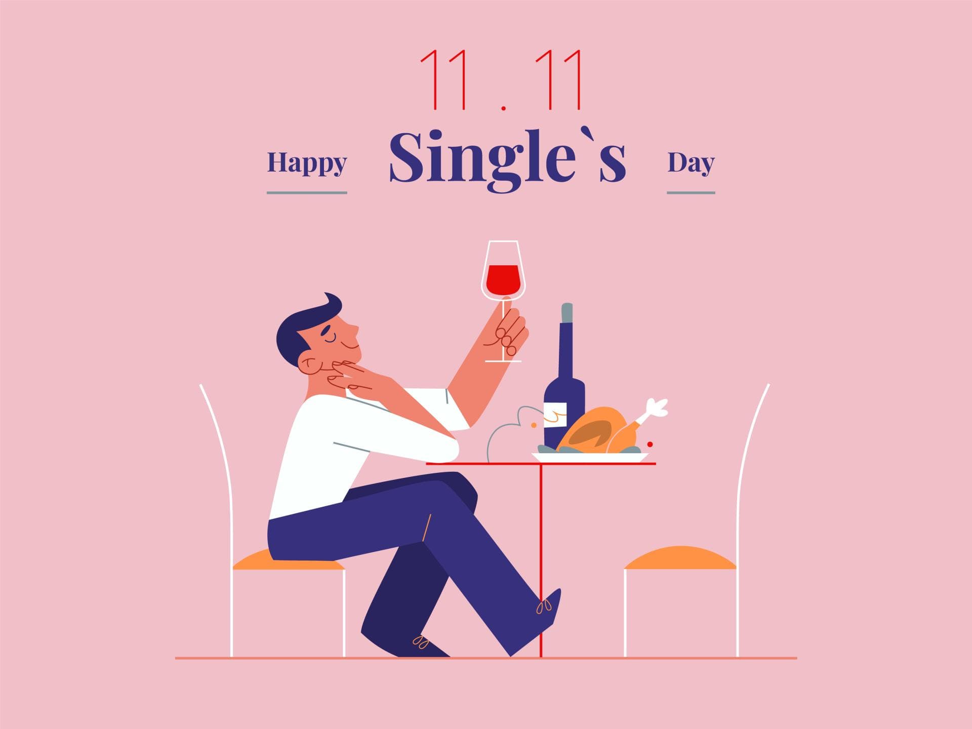 Singles Day 2023 Poster