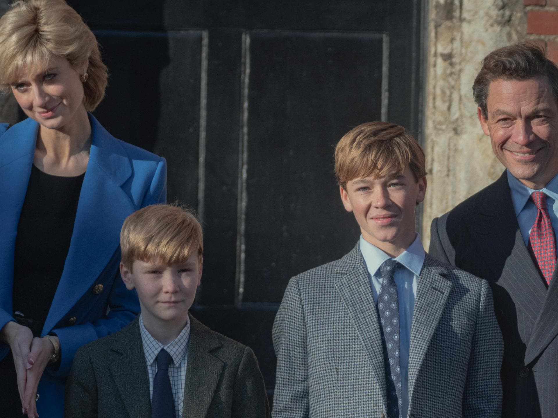 Diana, Charles, William, Harry The Crown