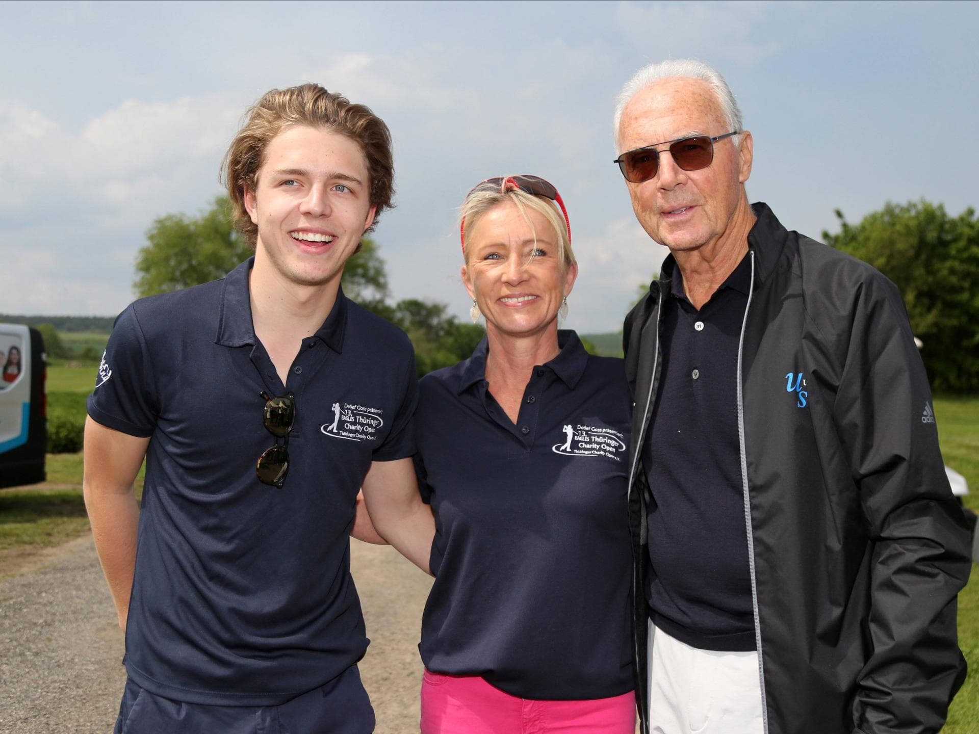 Joel, Heidrun Beckenbauer und Franz Beckenbauer