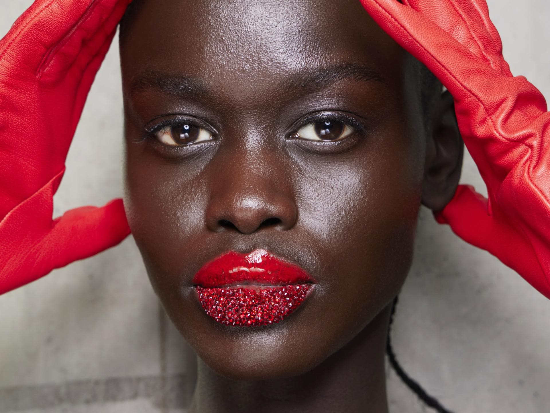 Rote Lippen
