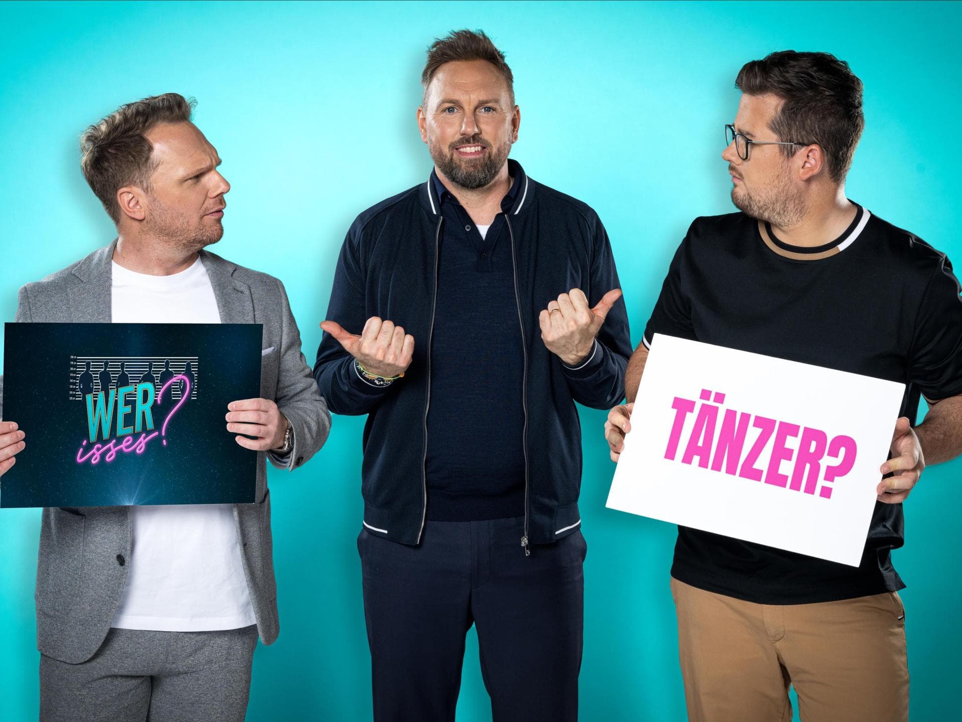 Steven Gätjen, Chris Tall und Ralf Schmitz Steven Gätjen, Chris Tall und Ralf Schmitz
