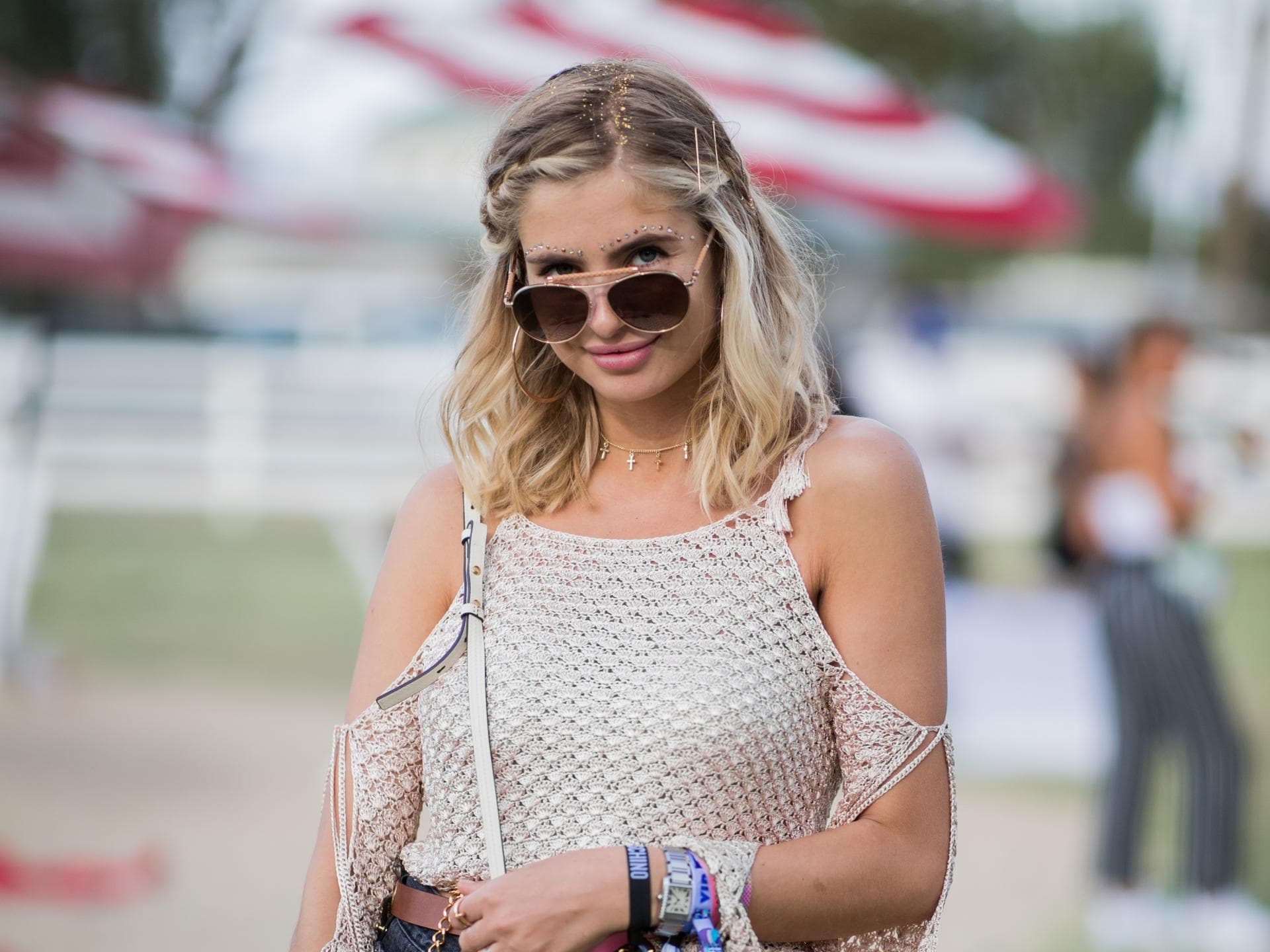 Xenia Adonts im Festival Look