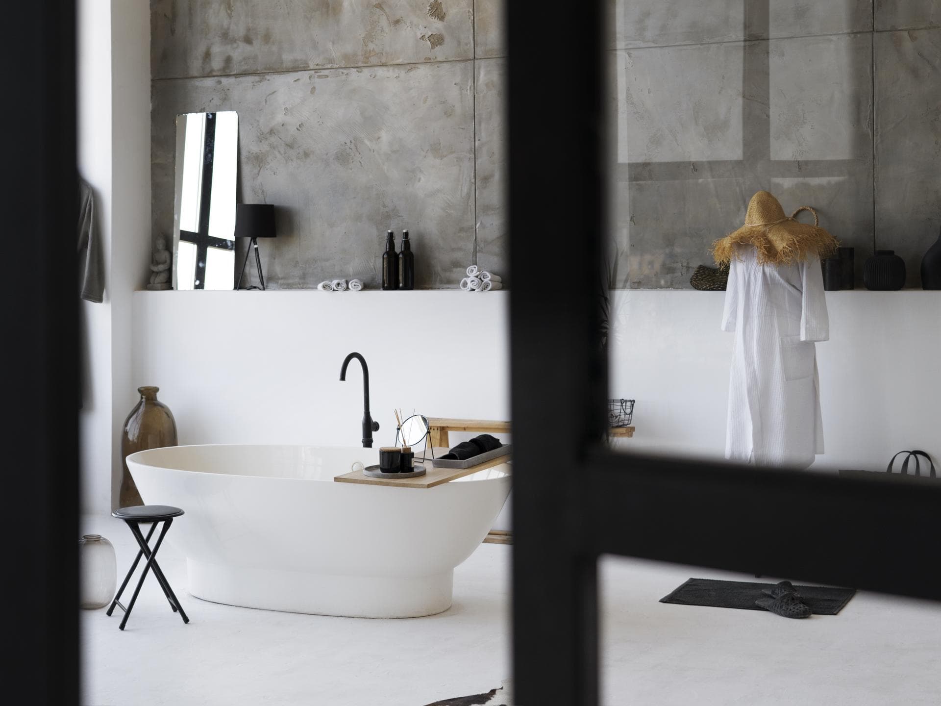 Gruener Luxus Badezimmer