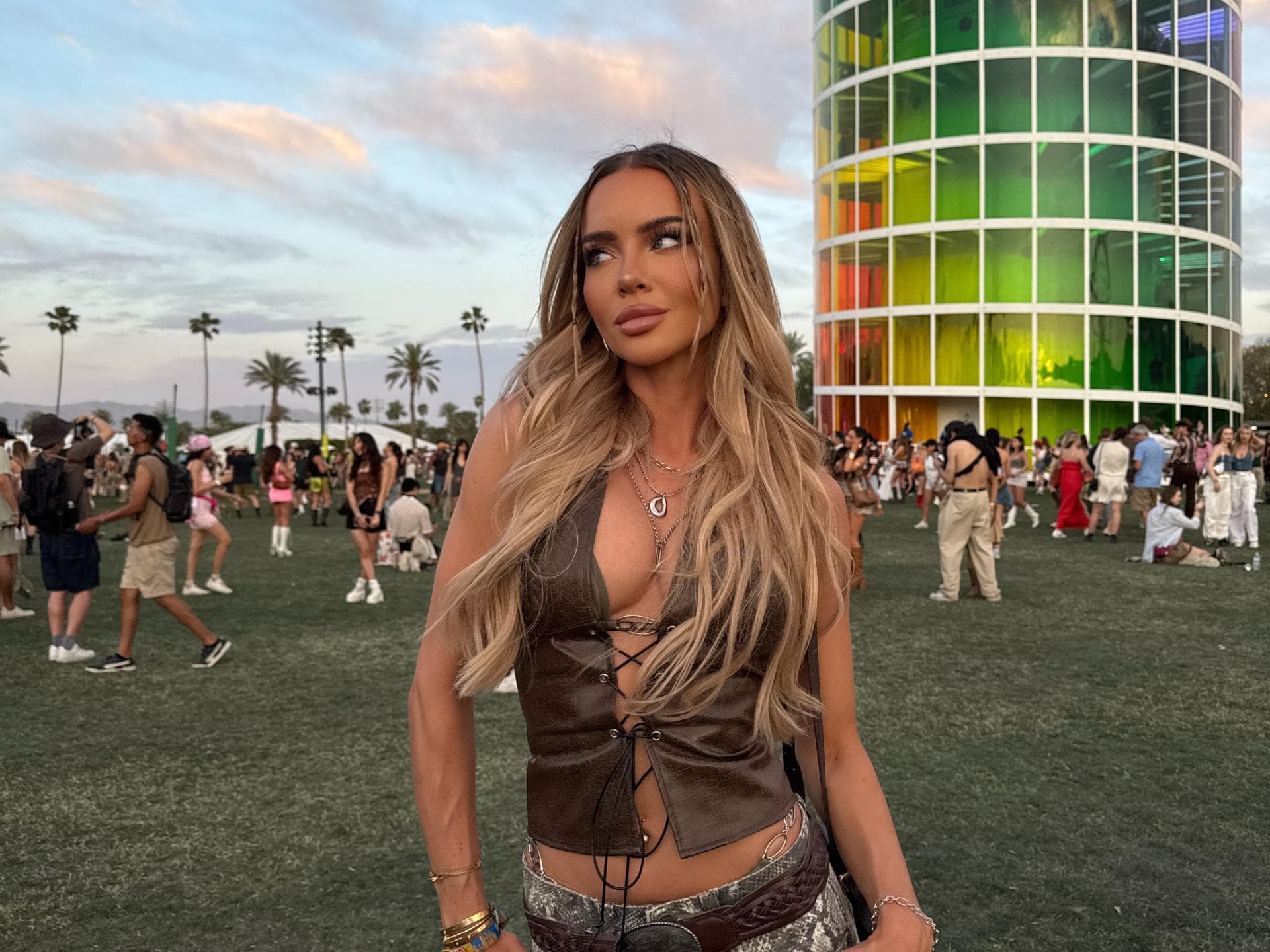 Denise Bobe auf Coachella