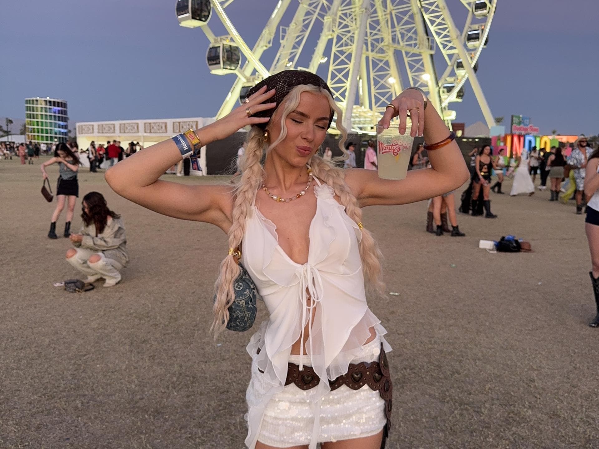 Kim Schiele auf Coachella