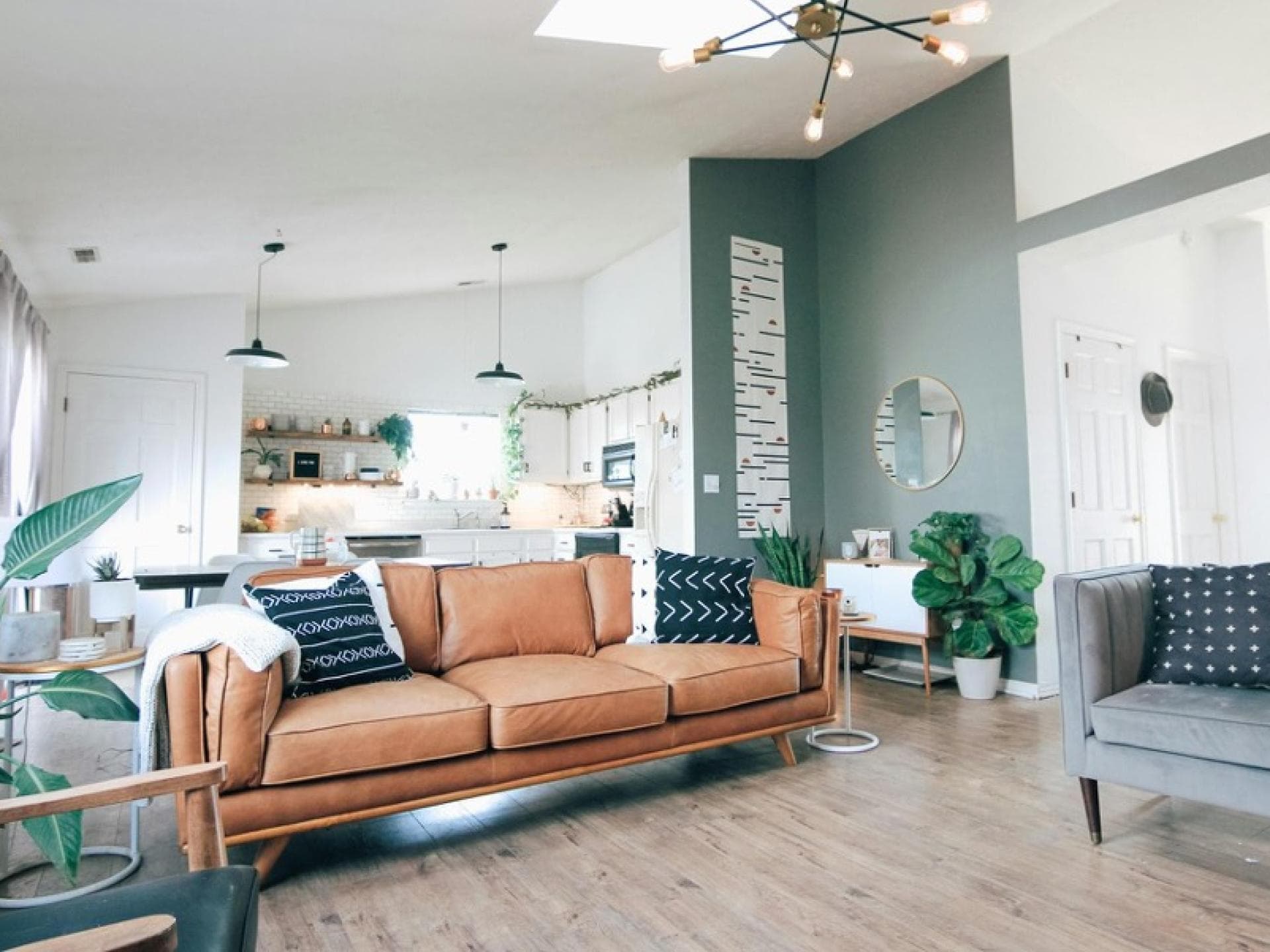 Ein stilvolles Wohnzimmer