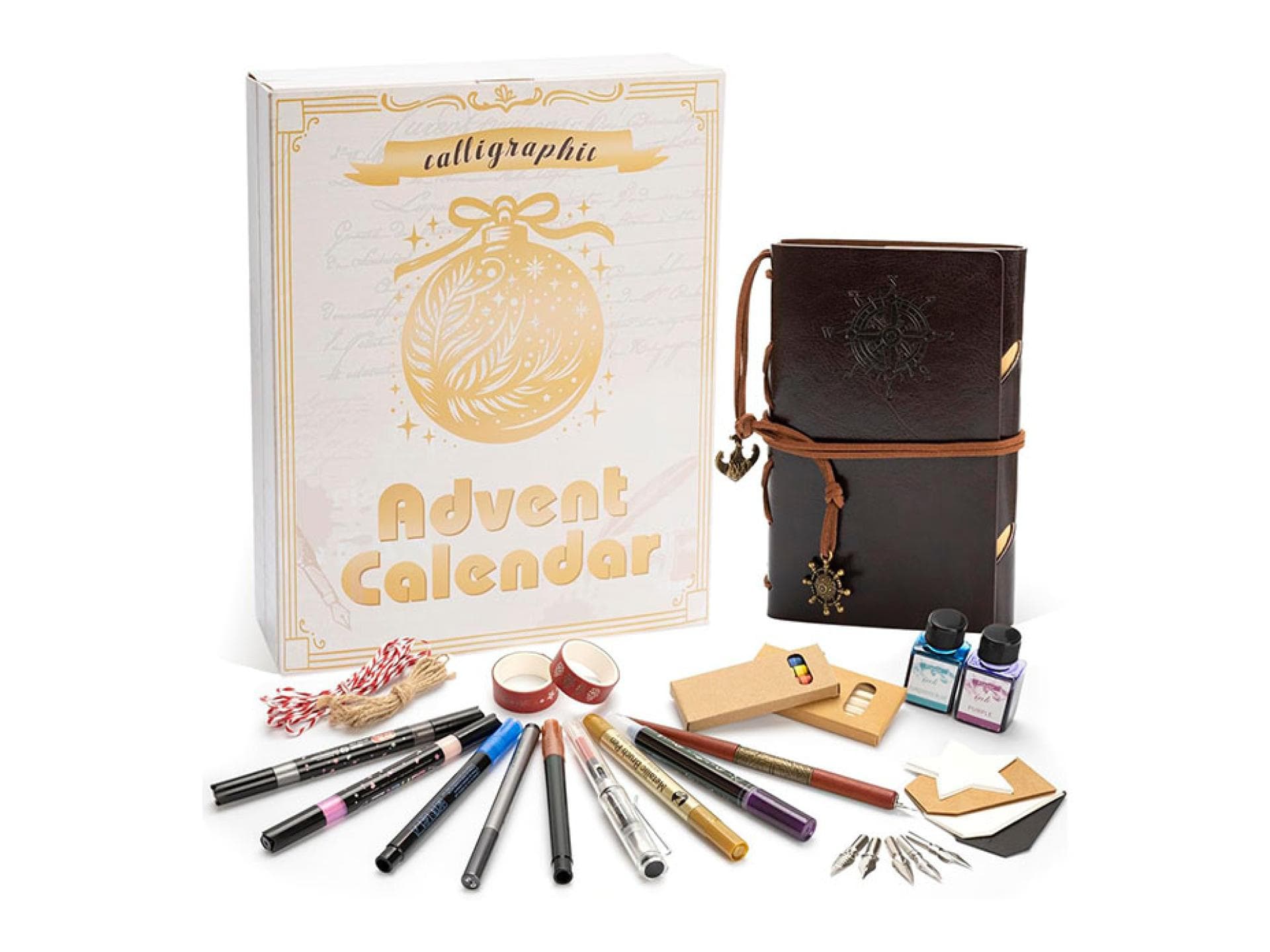 Adventskalender Sternzeichen Kalligraphie Adventskalender